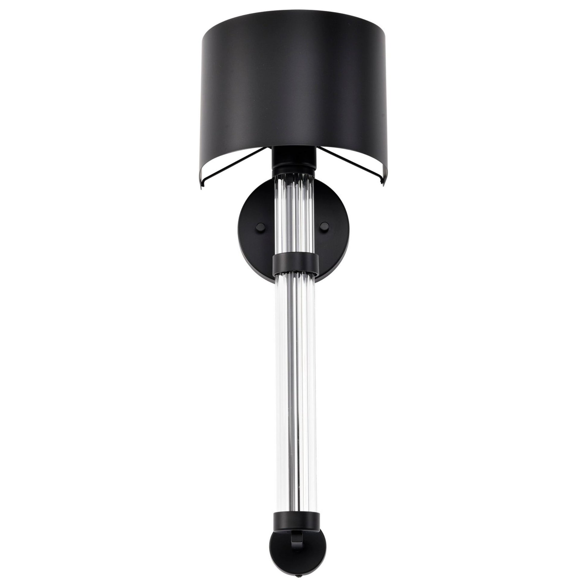 Teagon 23" Wall Sconce, Matte Black Finish - Bees Lighting