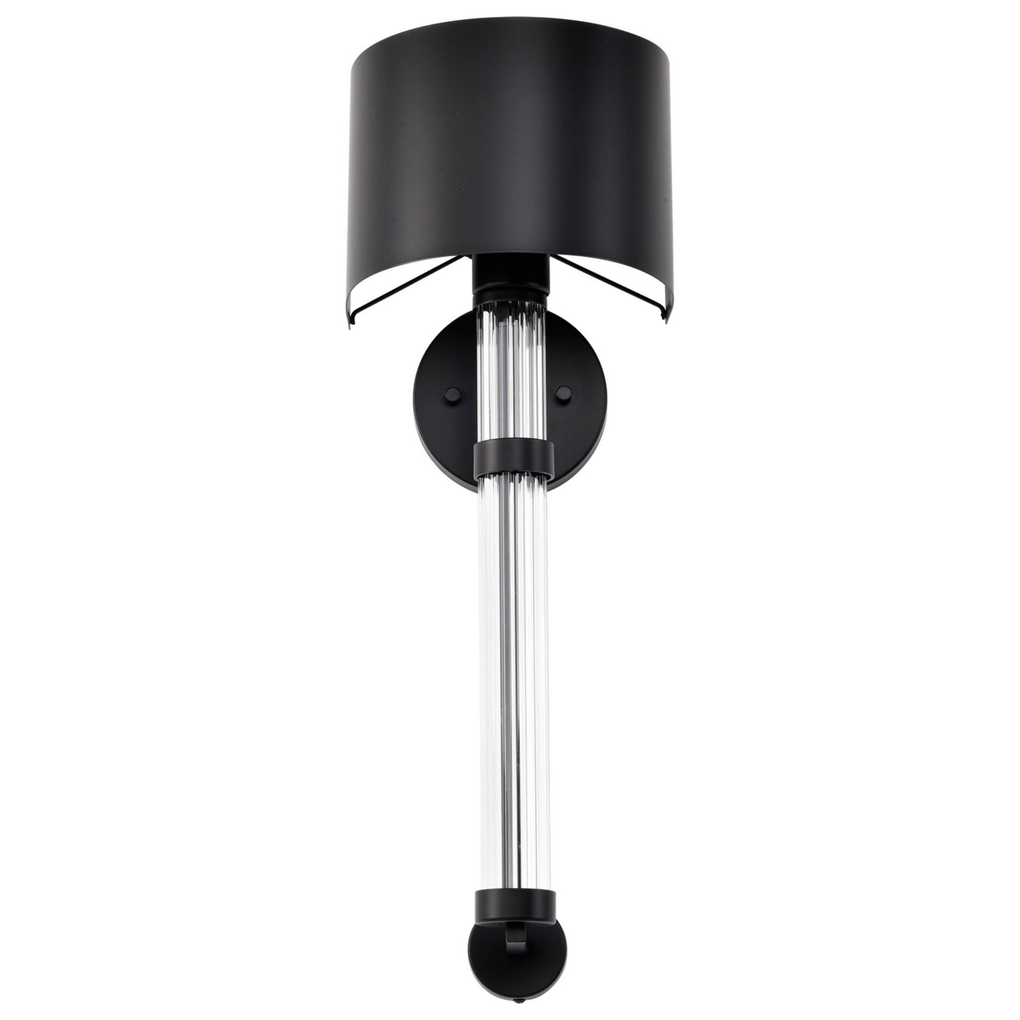 Teagon 23" Wall Sconce, Matte Black Finish - Bees Lighting