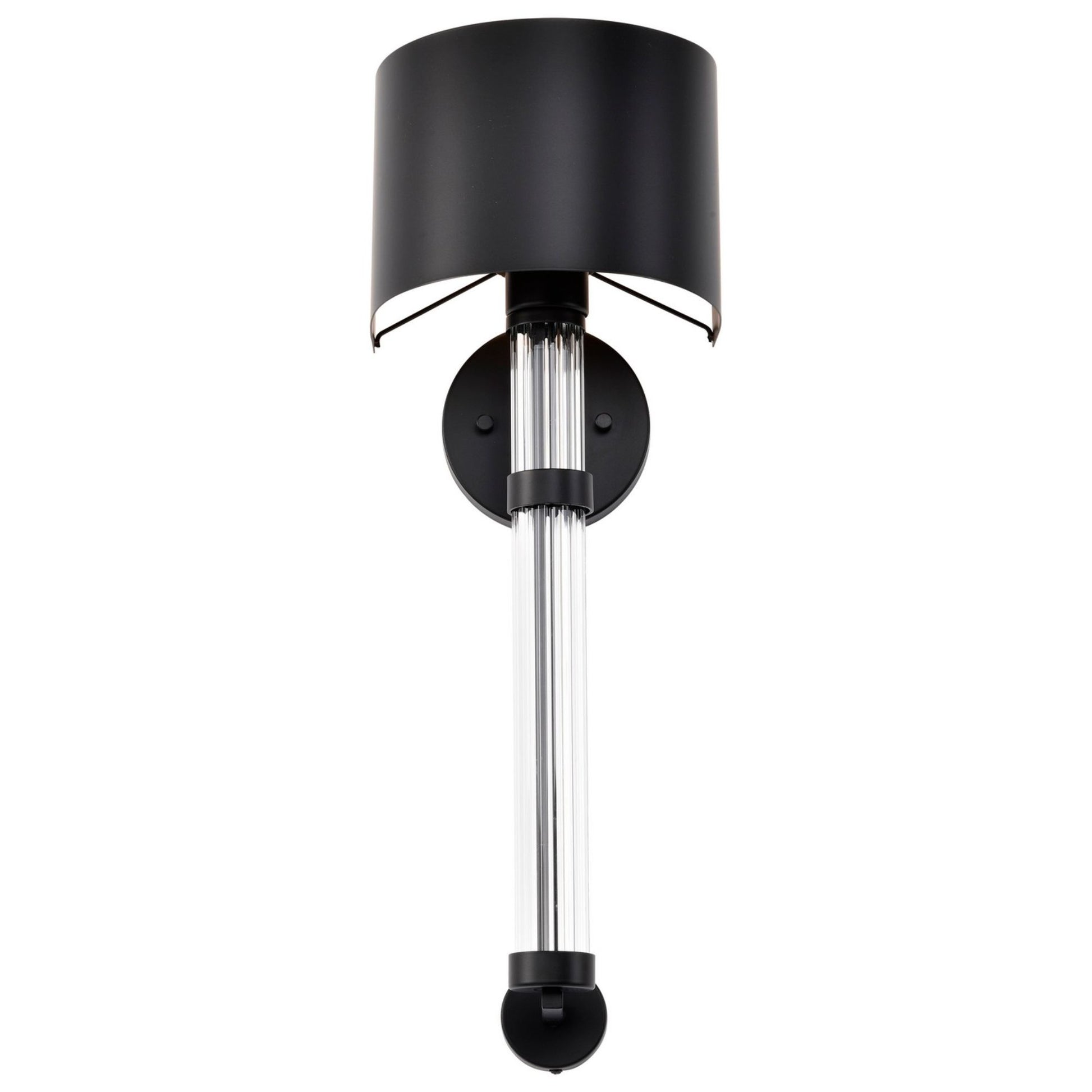 Teagon 23" Wall Sconce, Matte Black Finish - Bees Lighting