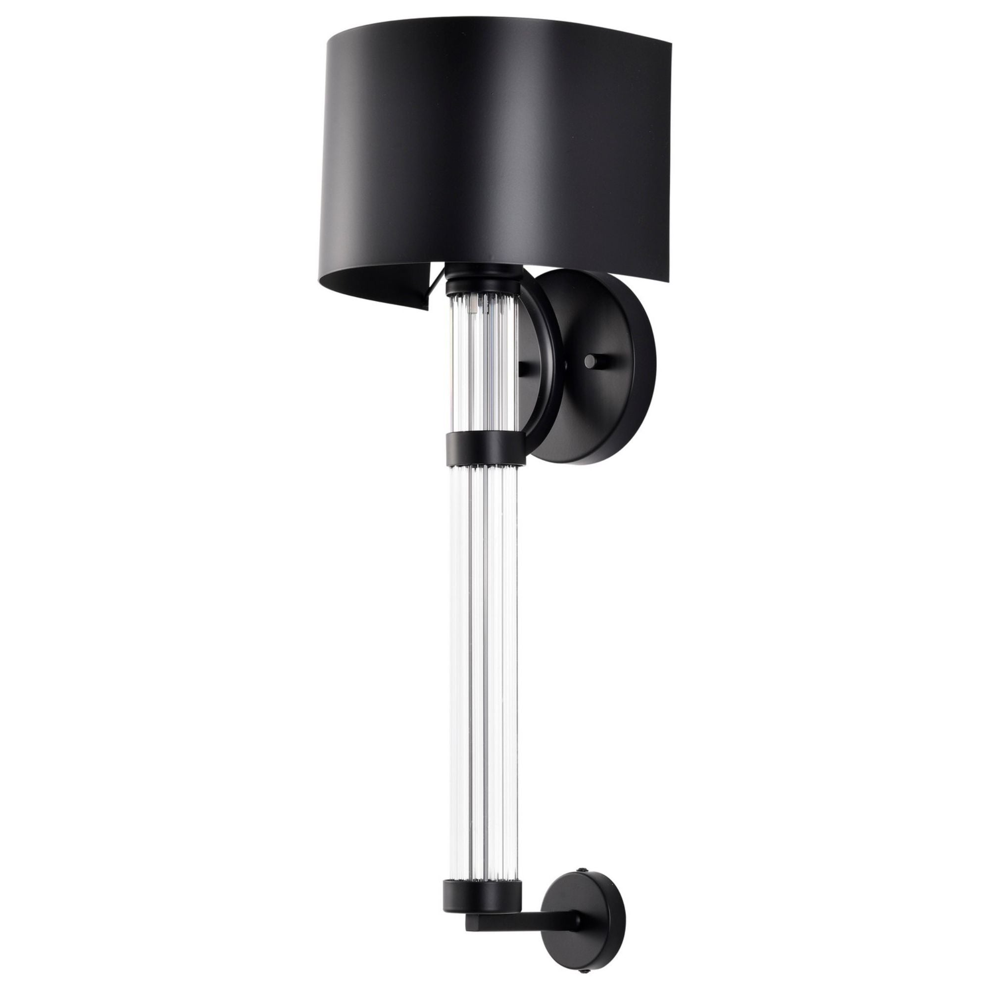 Teagon 23" Wall Sconce, Matte Black Finish - Bees Lighting