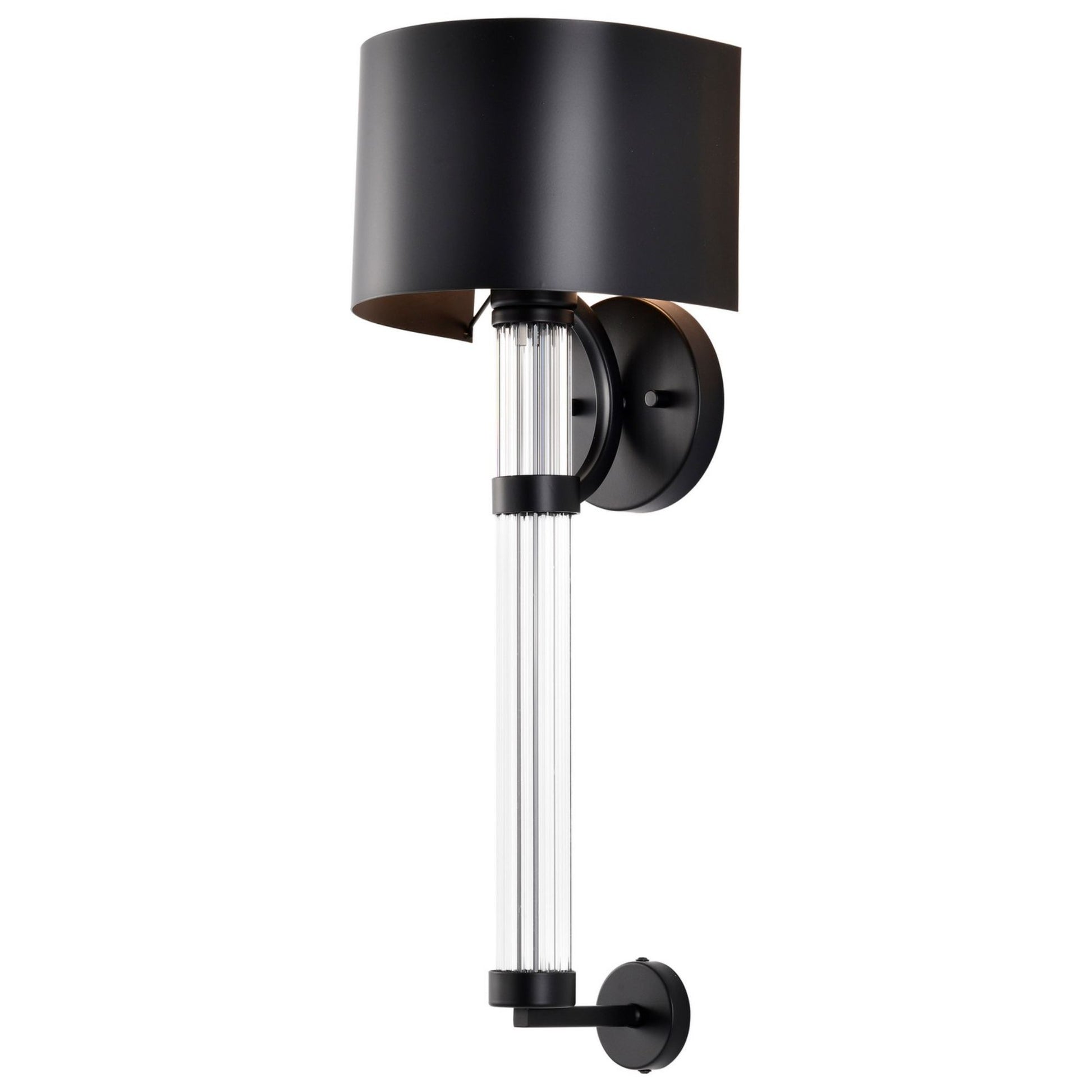 Teagon 23" Wall Sconce, Matte Black Finish - Bees Lighting
