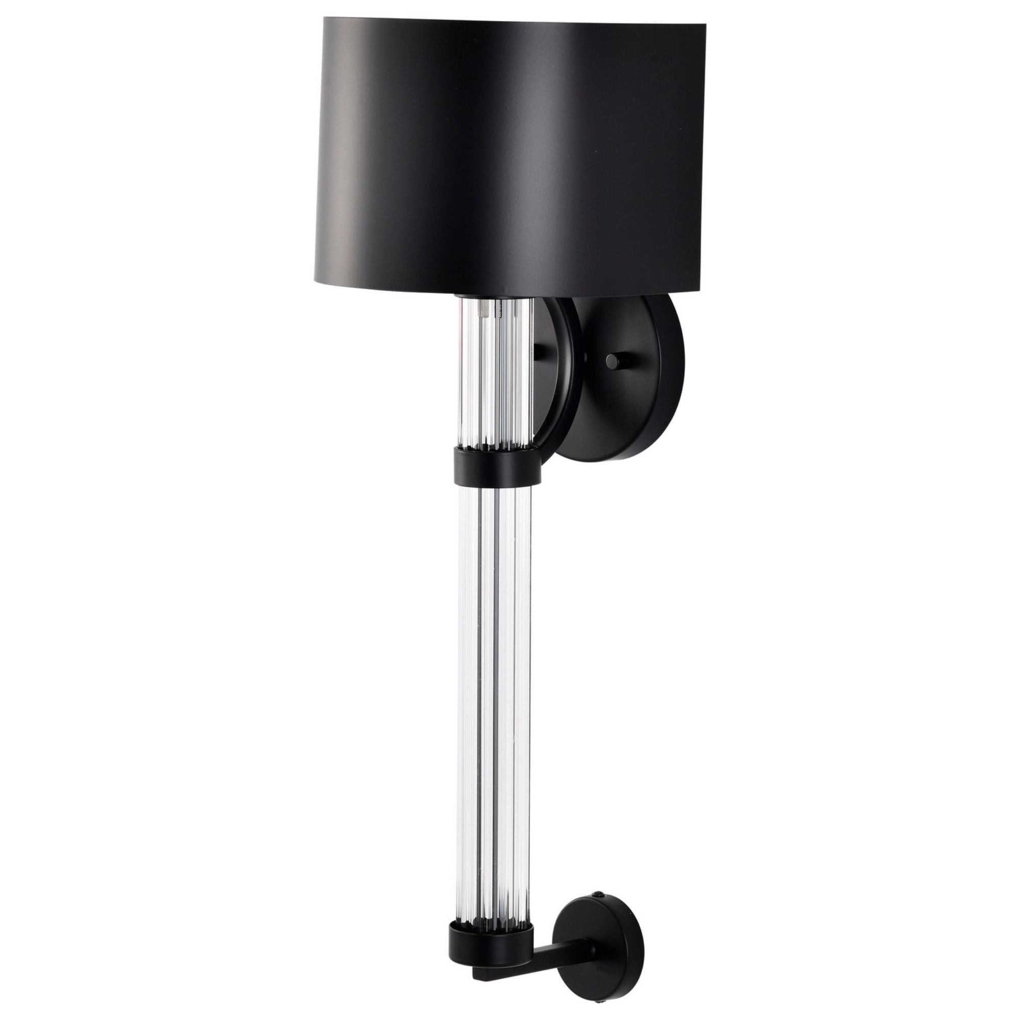 Teagon 23" Wall Sconce, Matte Black Finish - Bees Lighting