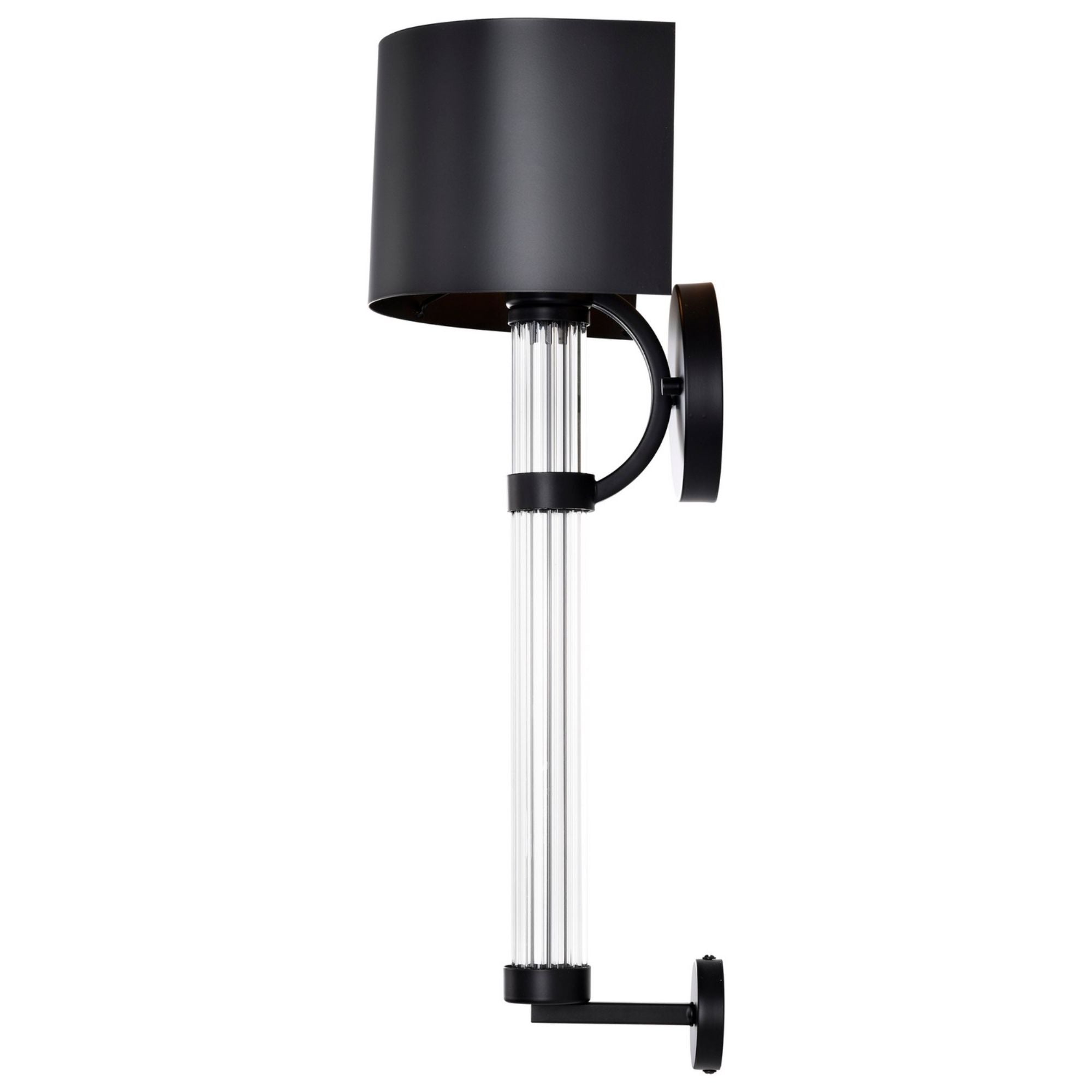Teagon 23" Wall Sconce, Matte Black Finish - Bees Lighting