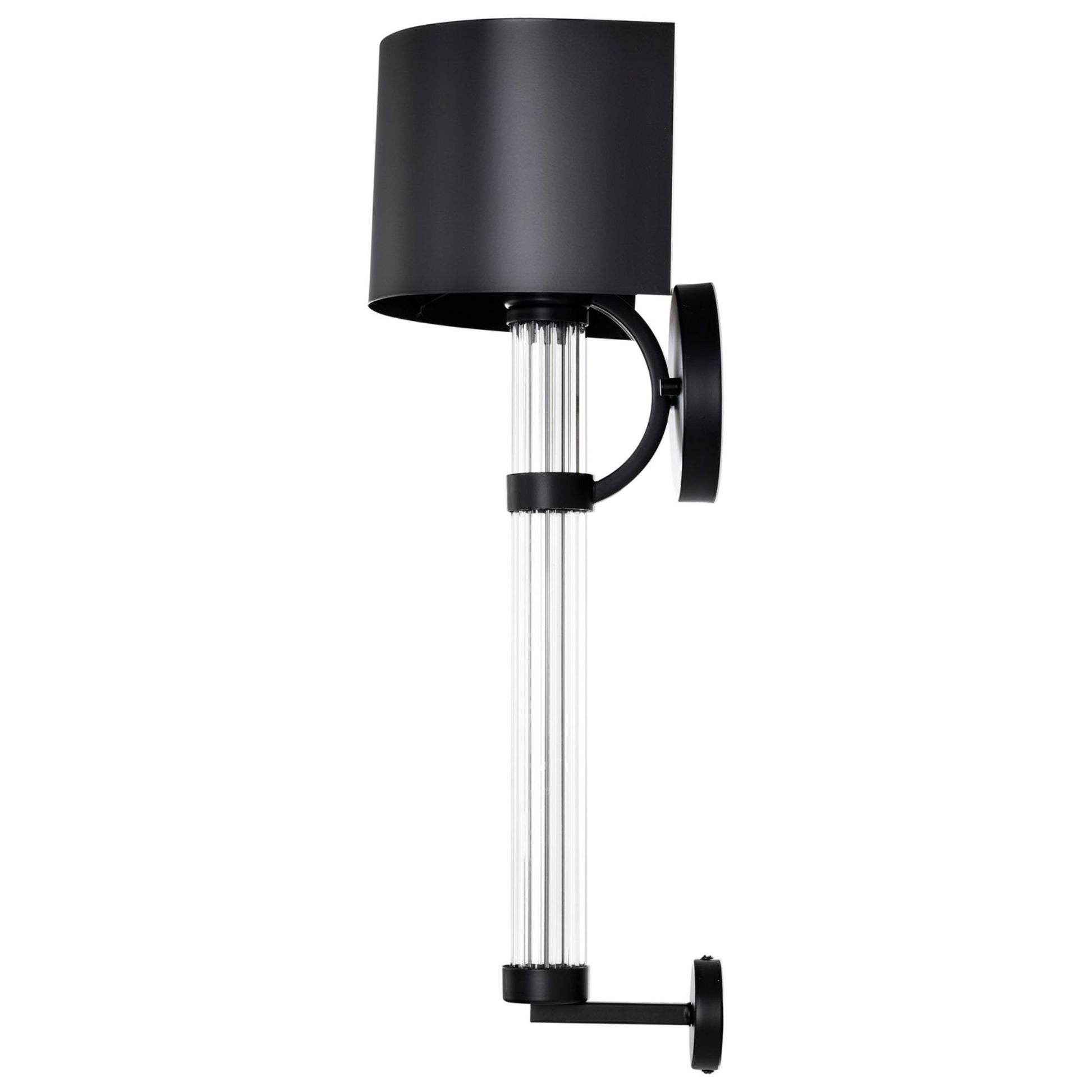 Teagon 23" Wall Sconce, Matte Black Finish - Bees Lighting