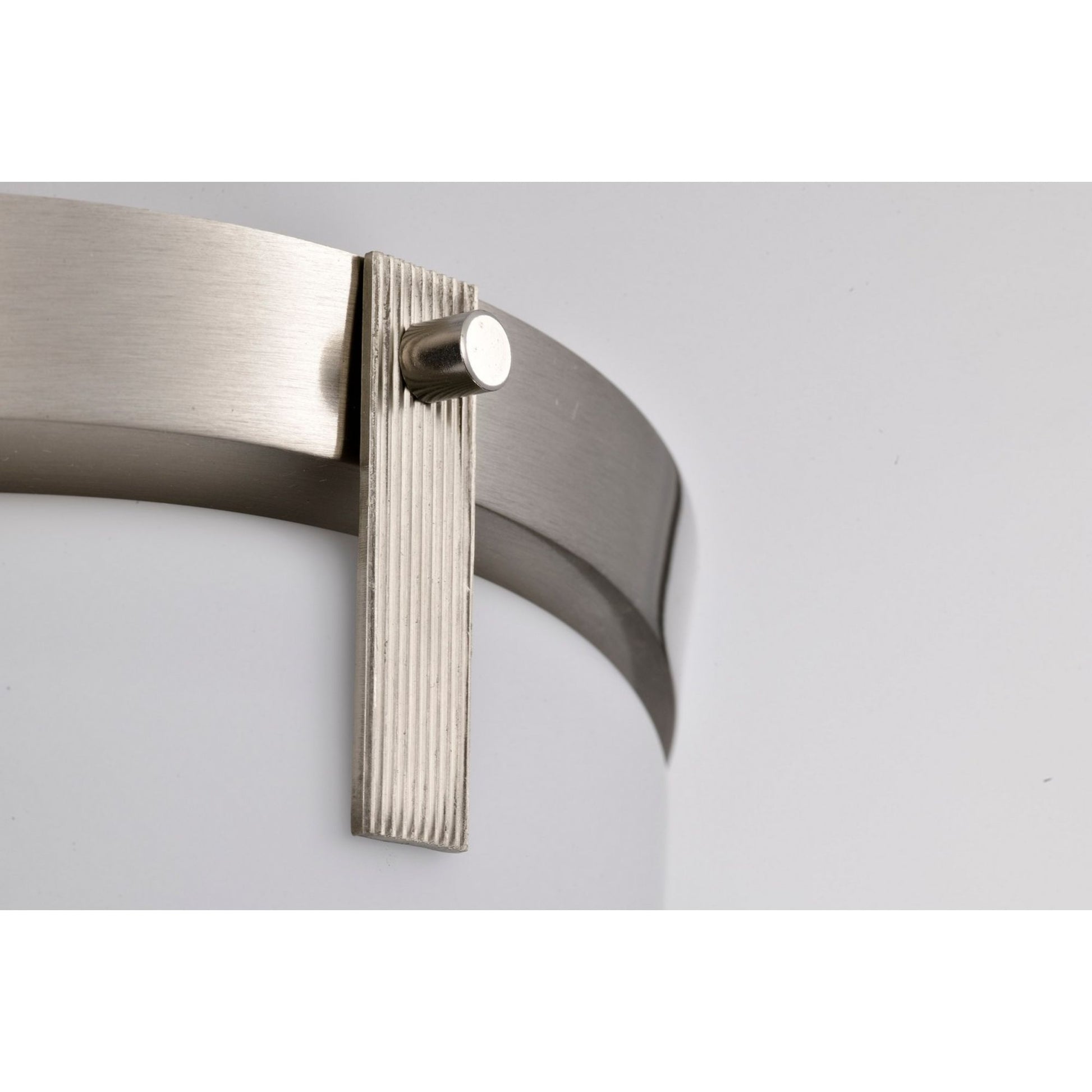 Rowen 15" 3 lights Flush Mount, Brushed Nickel Finish - Bees Lighting