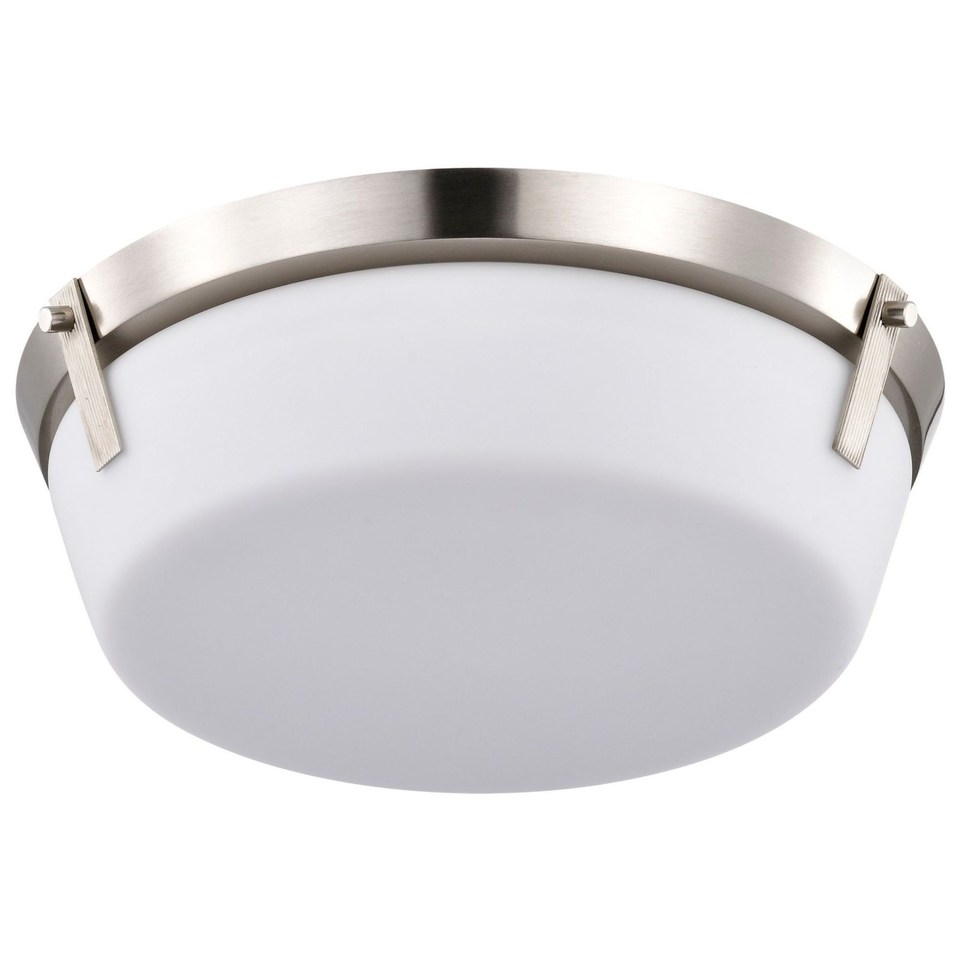 Rowen 15" 3 lights Flush Mount, Brushed Nickel Finish - Bees Lighting