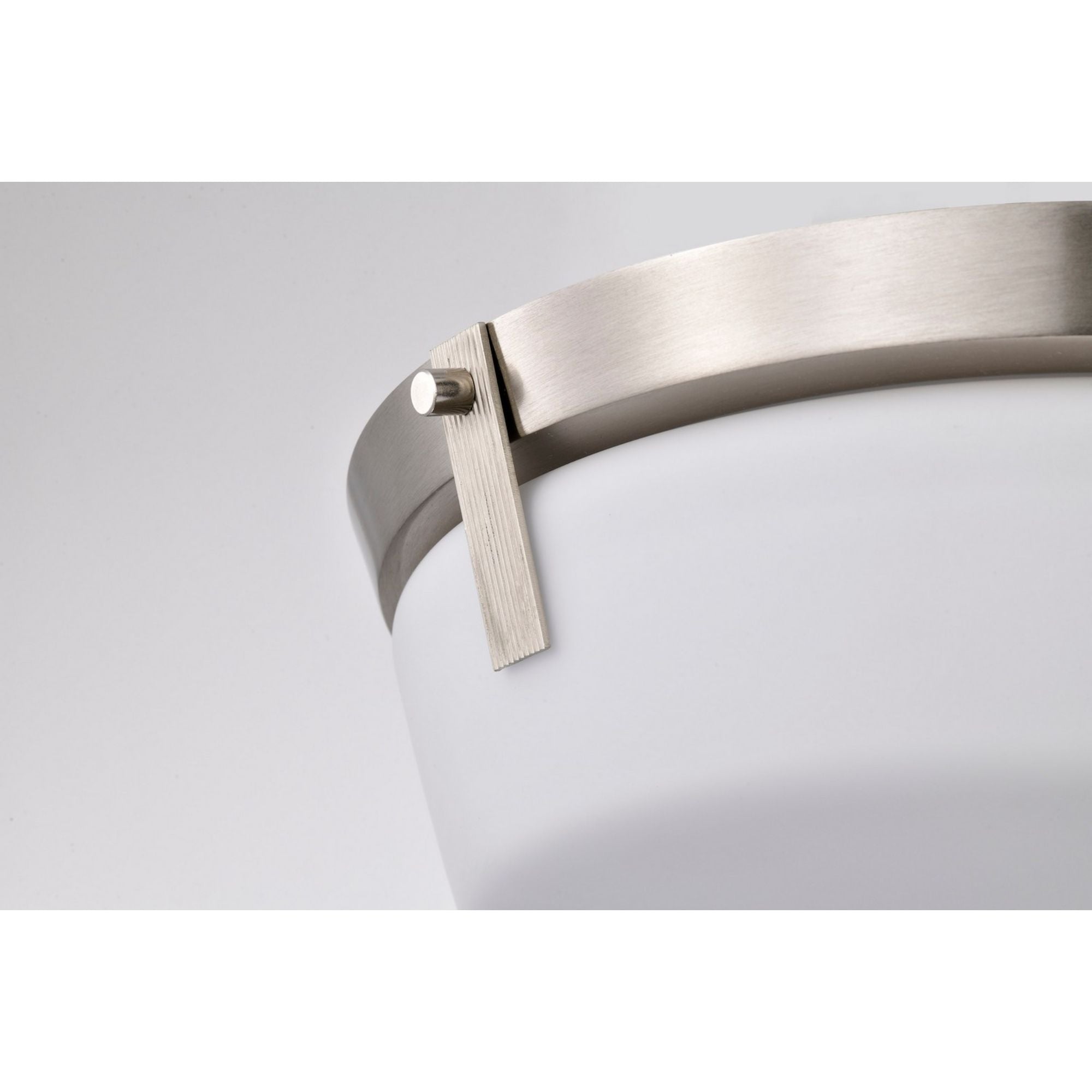 Rowen 15" 3 lights Flush Mount, Brushed Nickel Finish - Bees Lighting