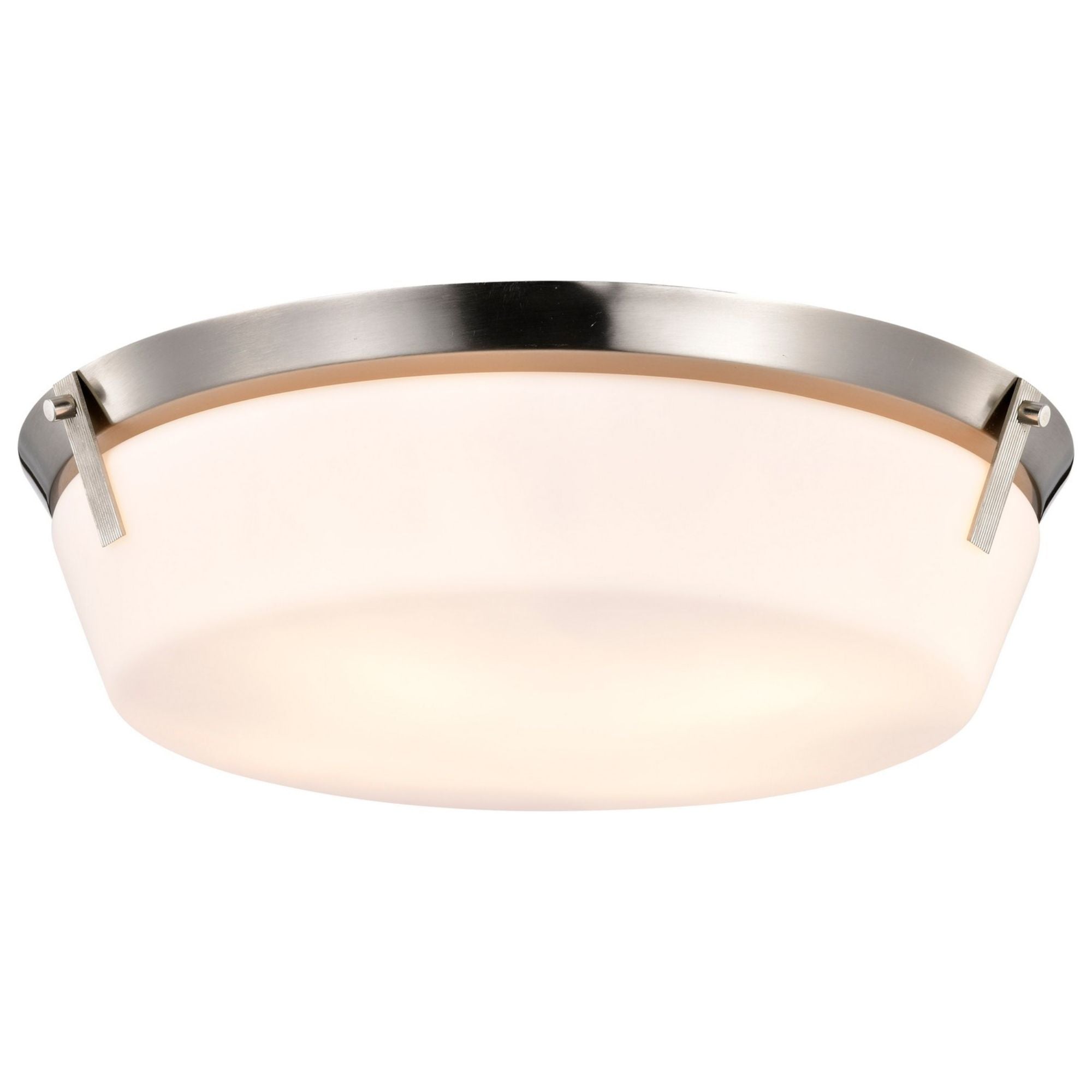 Rowen 19" 4 lights Flush Mount, Brushed Nickel Finish - Bees Lighting