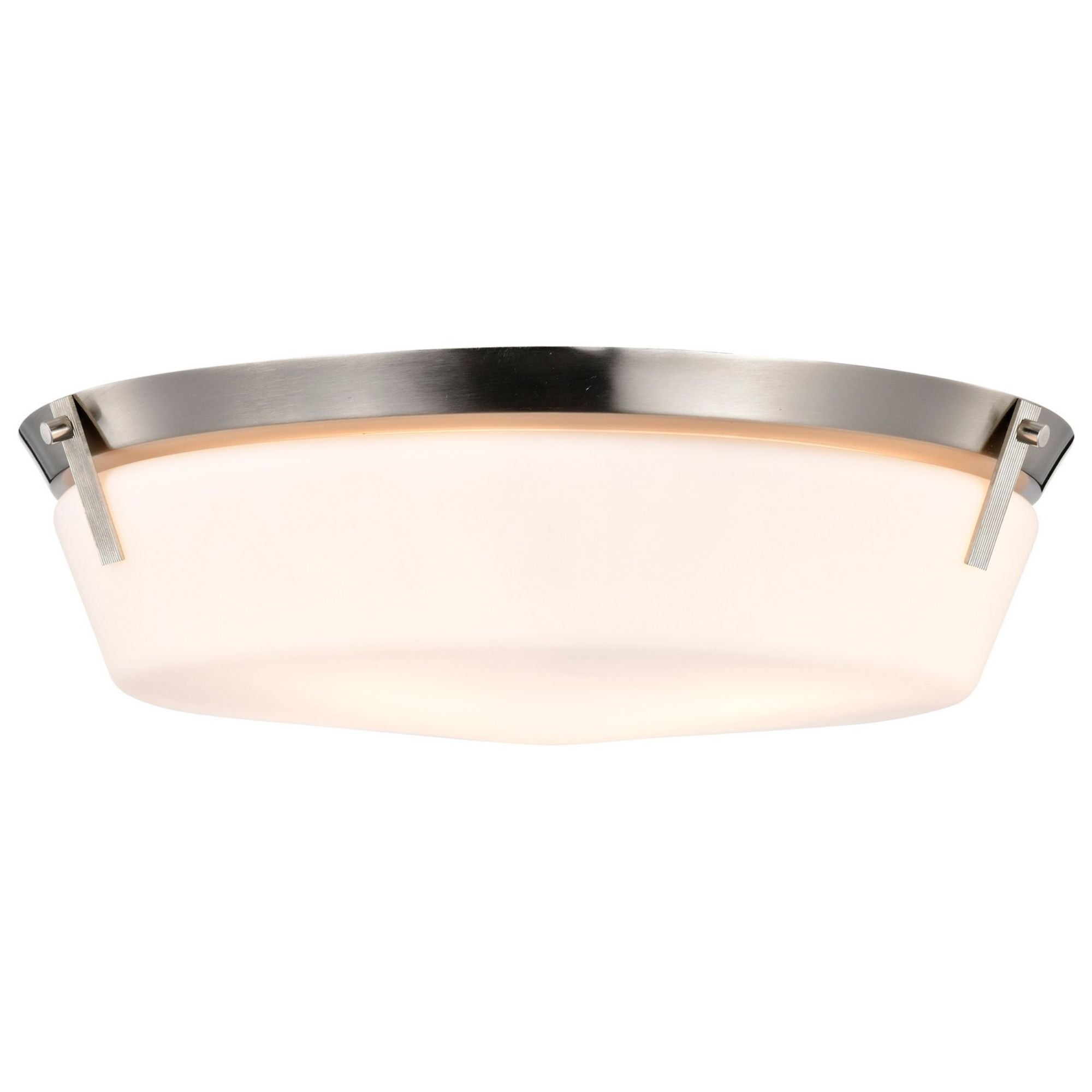 Rowen 19" 4 lights Flush Mount, Brushed Nickel Finish - Bees Lighting