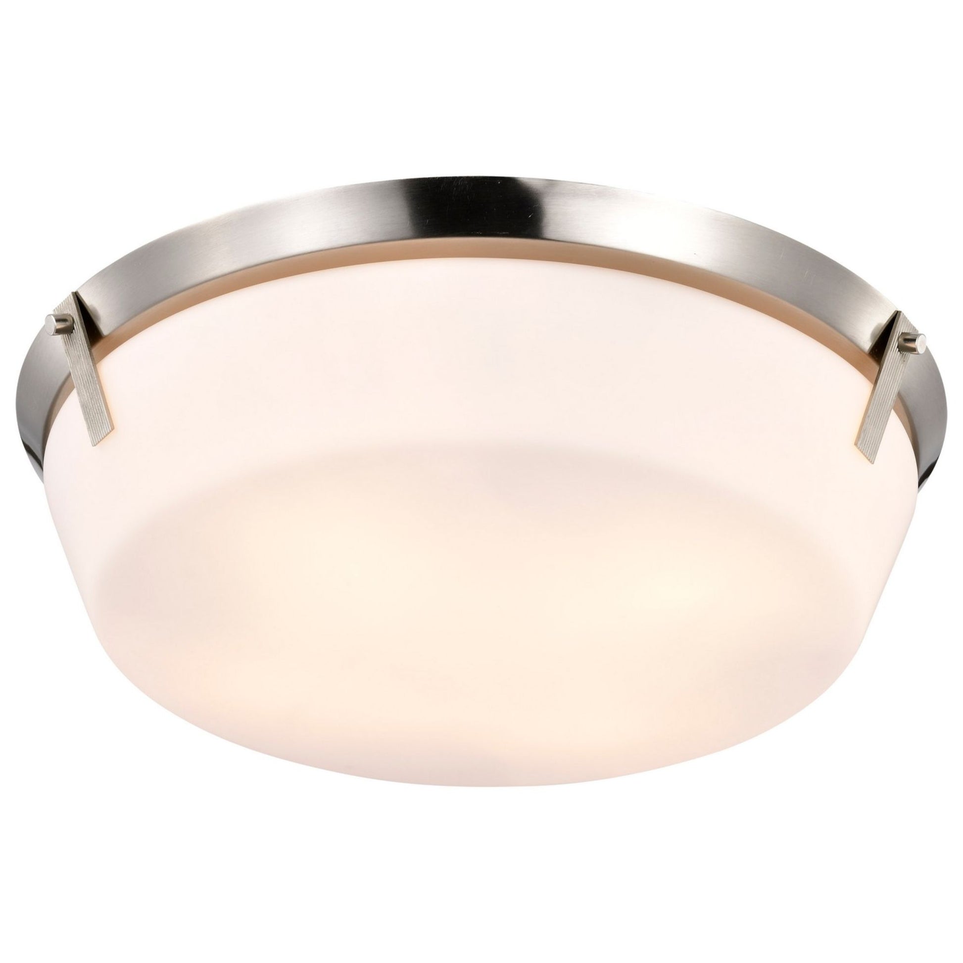 Rowen 19" 4 lights Flush Mount, Brushed Nickel Finish - Bees Lighting