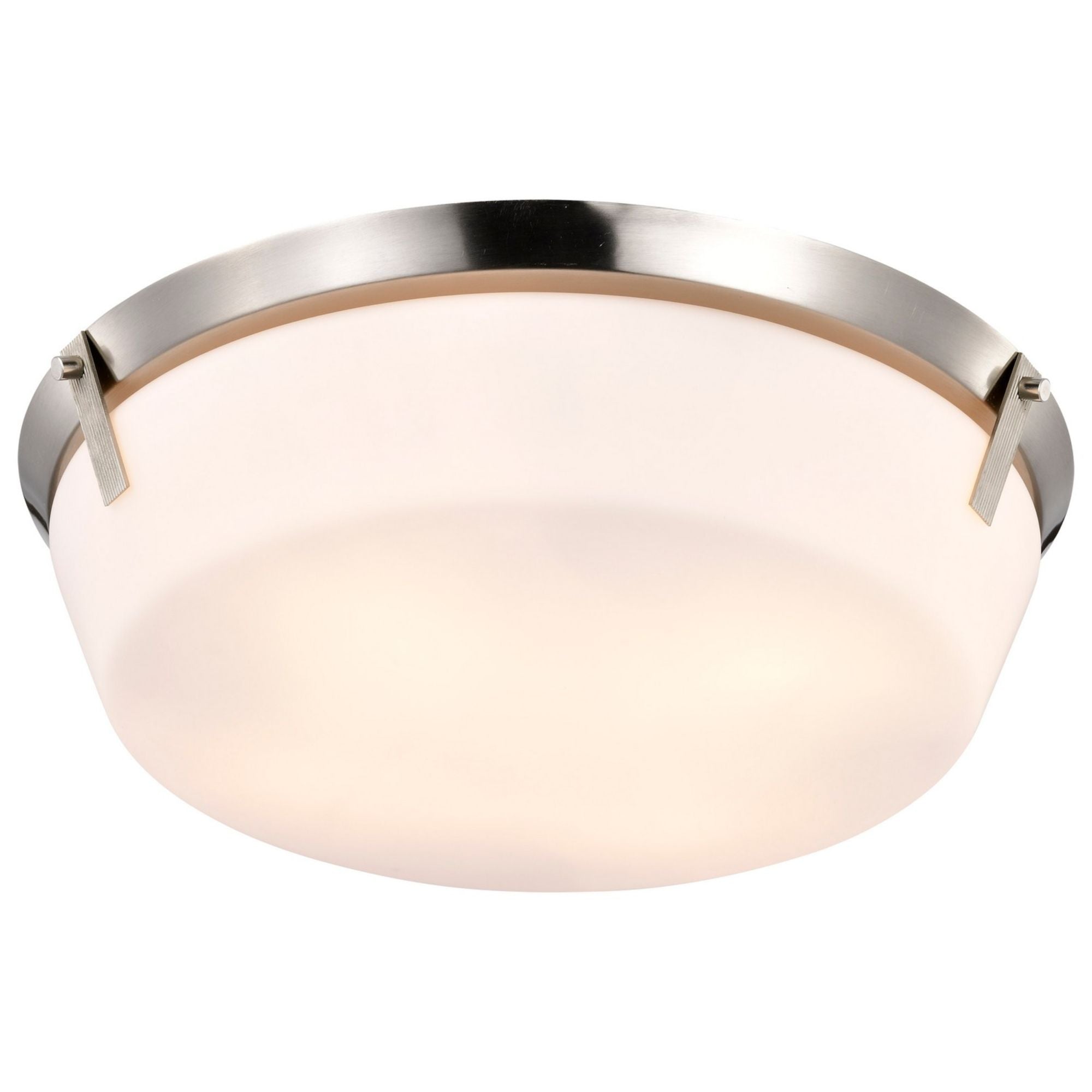 Rowen 19" 4 lights Flush Mount, Brushed Nickel Finish - Bees Lighting