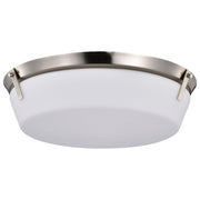 Rowen Flush Mount Light, Etched White Glass - Bees Lighting