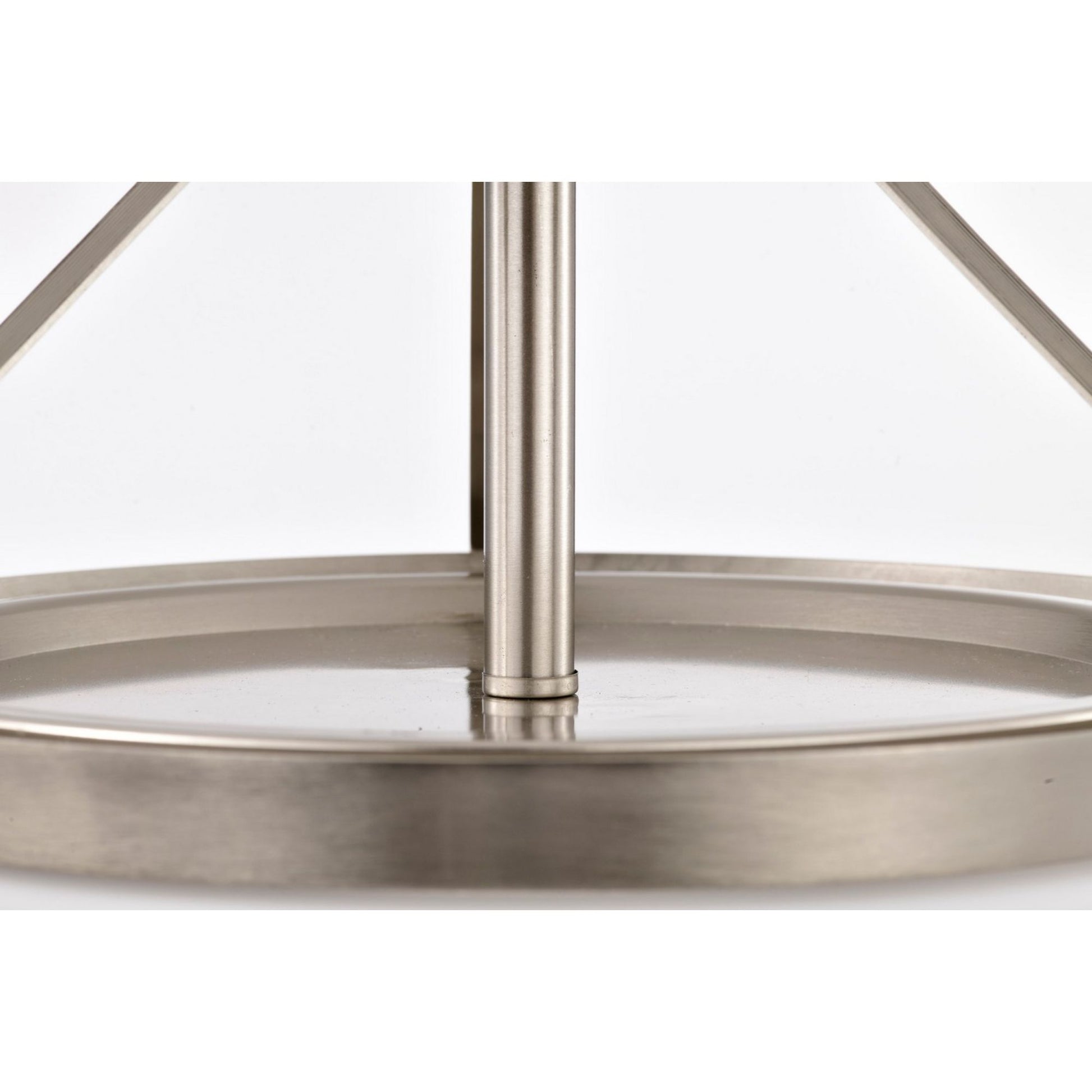 Rowen 15" 3 lights Semi-flush Mount, Brushed Nickel Finish - Bees Lighting