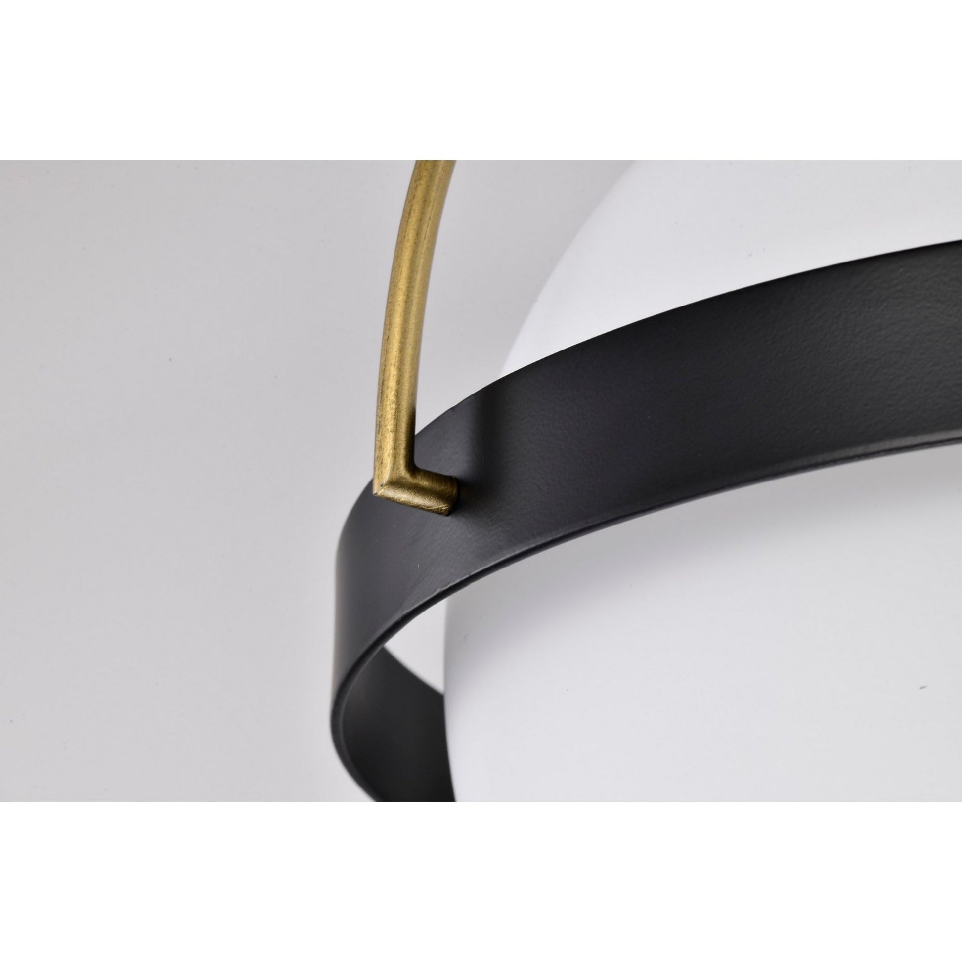 Lakeshore 13" Flush Mount, Matte Black Finish - Bees Lighting