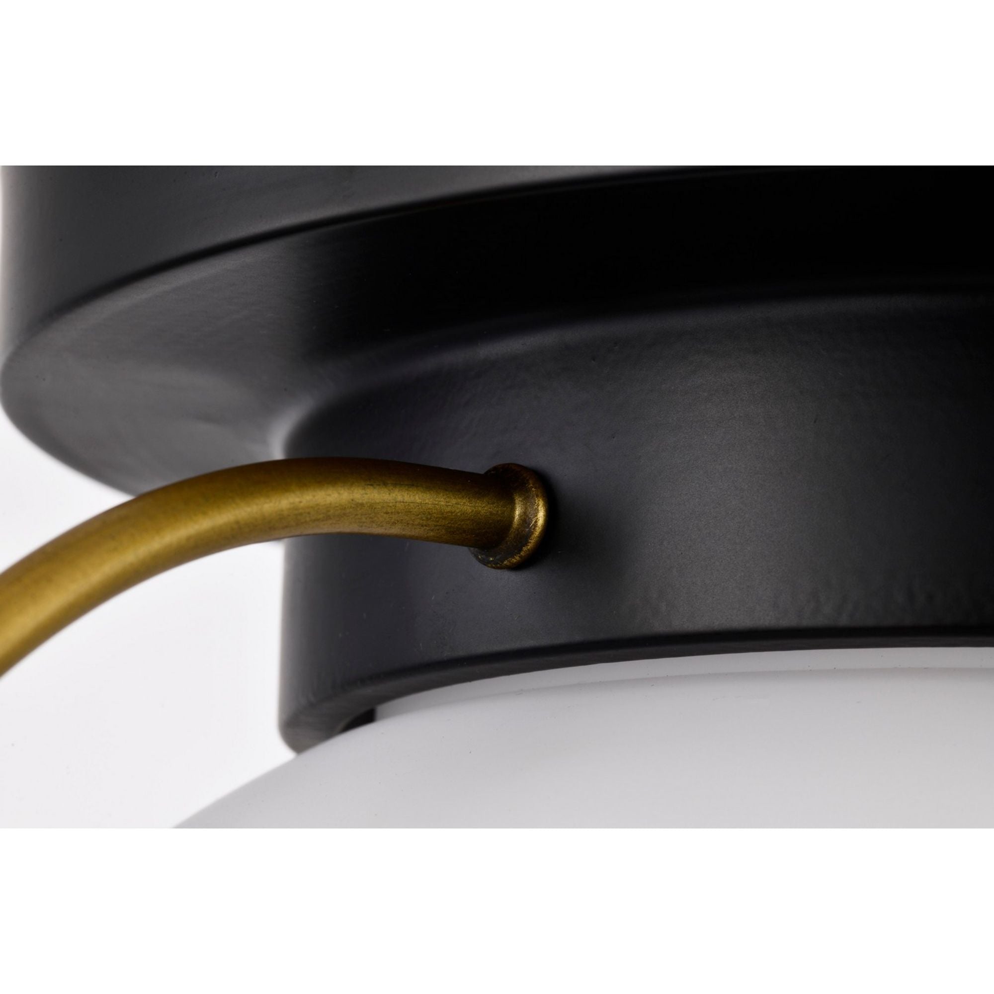 Lakeshore 18" Flush Mount, Matte Black Finish - Bees Lighting
