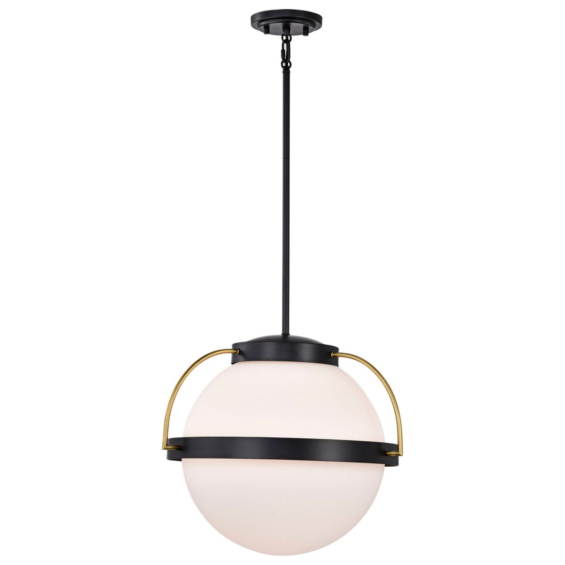 Lakeshore 13" Pendant, Matte Black Finish - Bees Lighting
