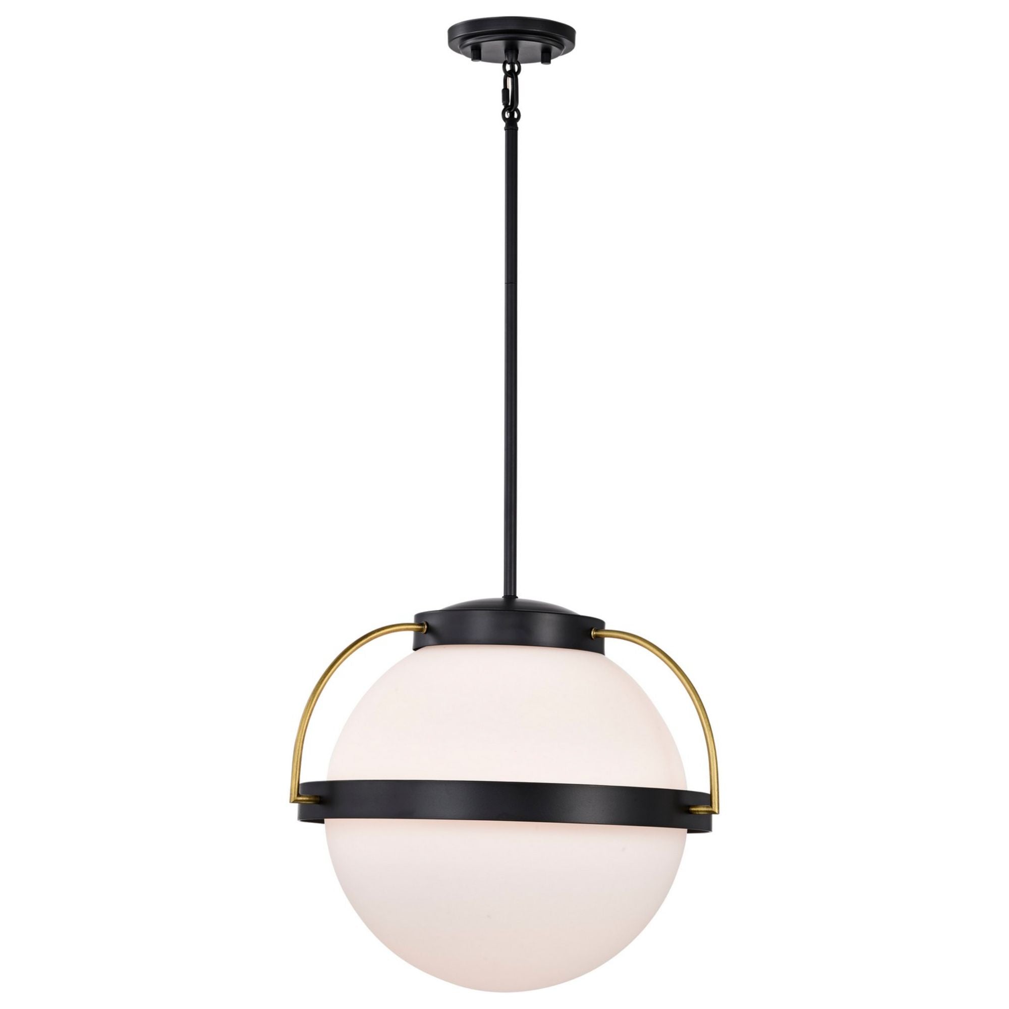 Lakeshore 13" Pendant, Matte Black Finish - Bees Lighting