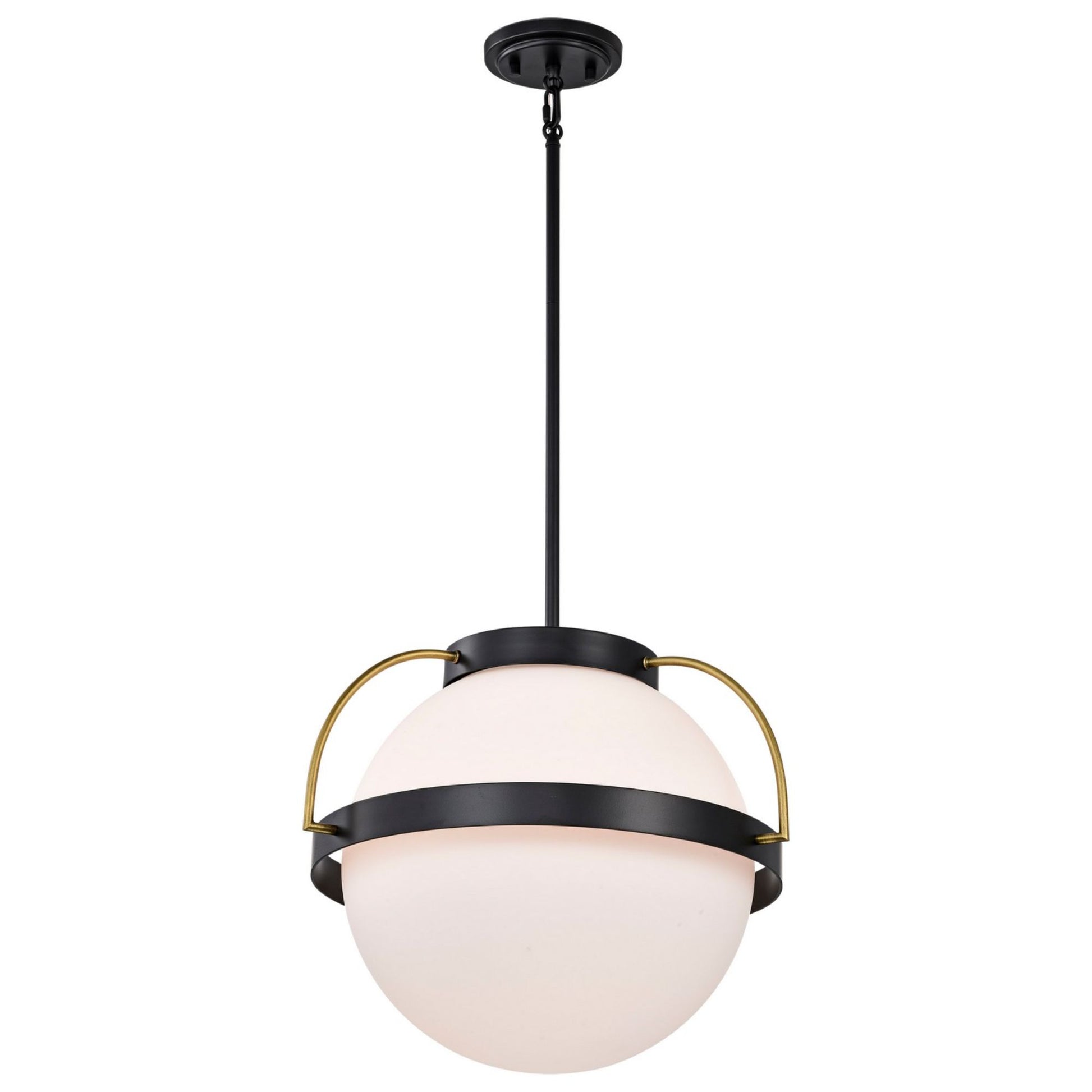 Lakeshore 13" Pendant, Matte Black Finish - Bees Lighting