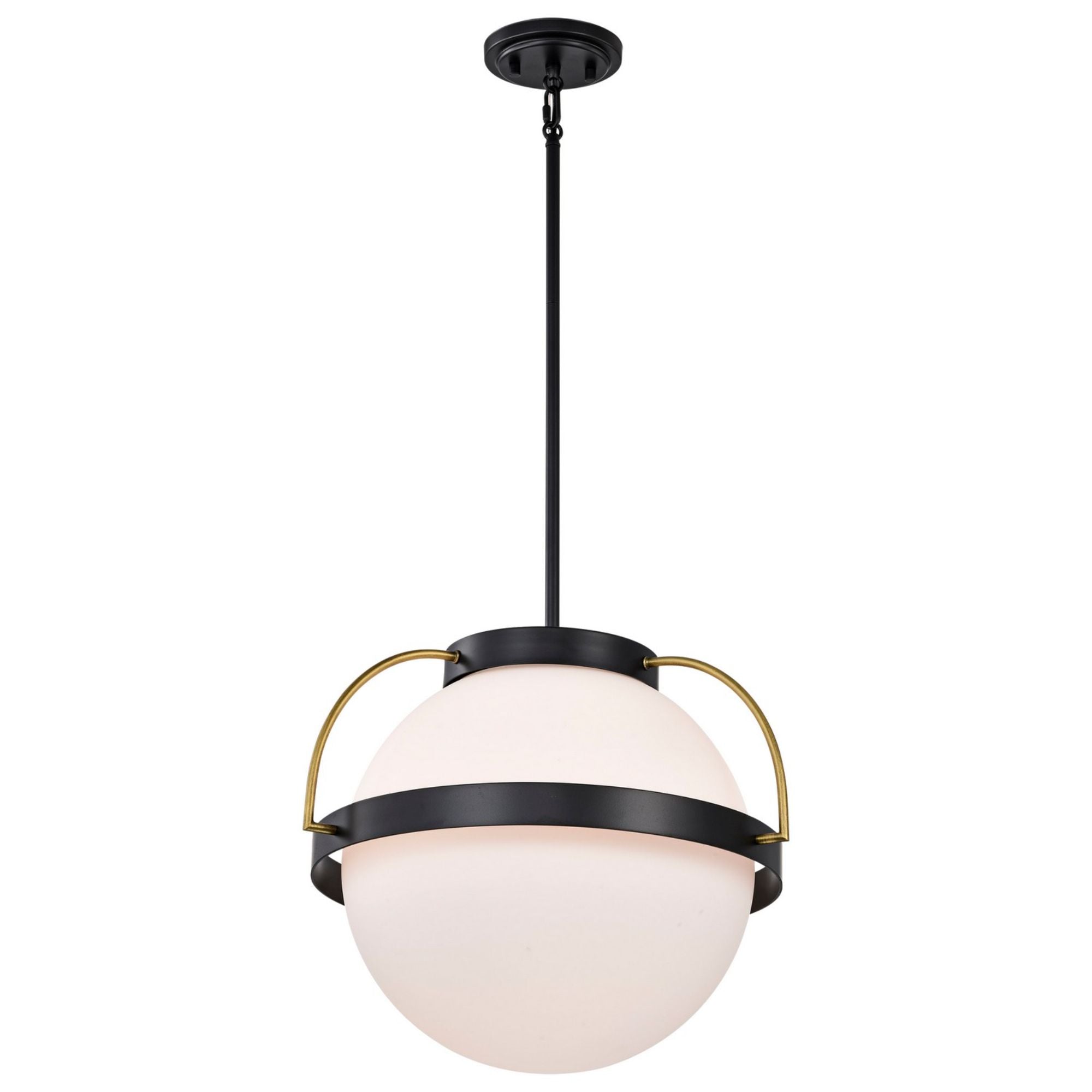 Lakeshore 13" Pendant, Matte Black Finish - Bees Lighting
