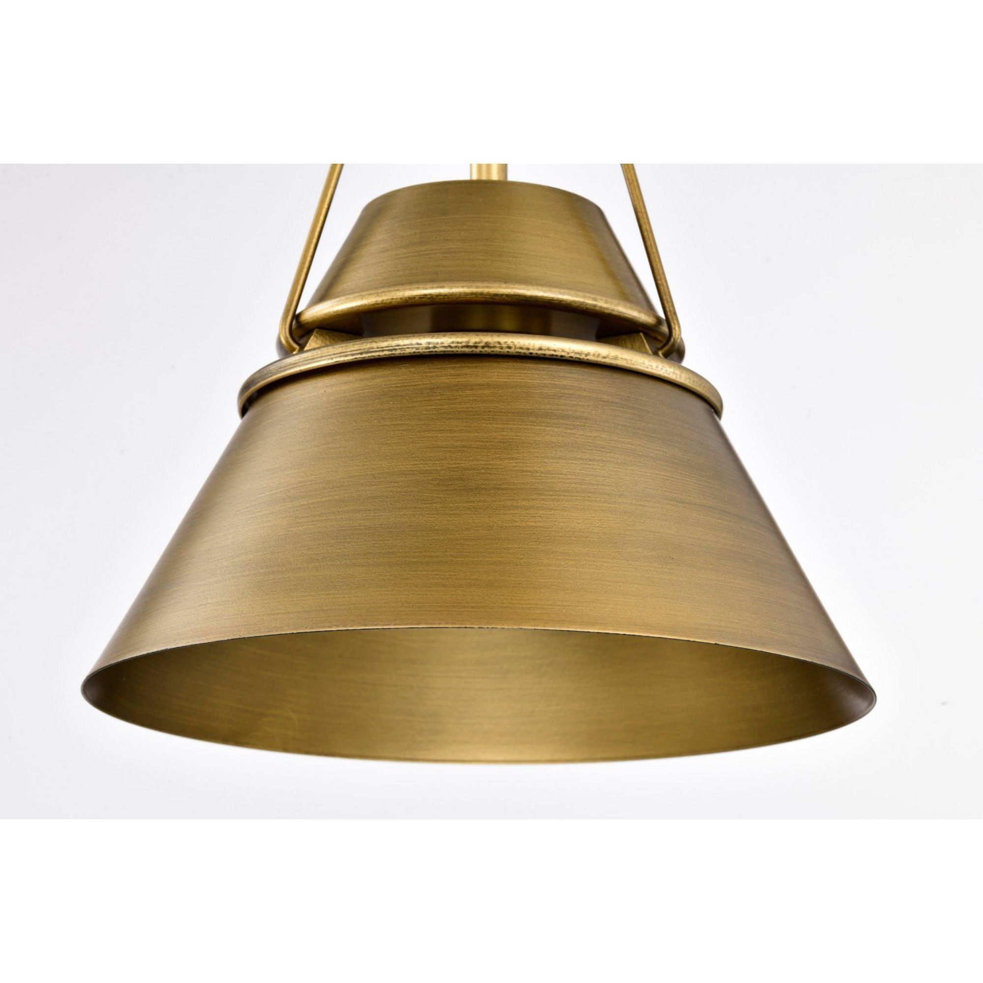 Adina 10" Pendant, Natural Brass Finish - Bees Lighting