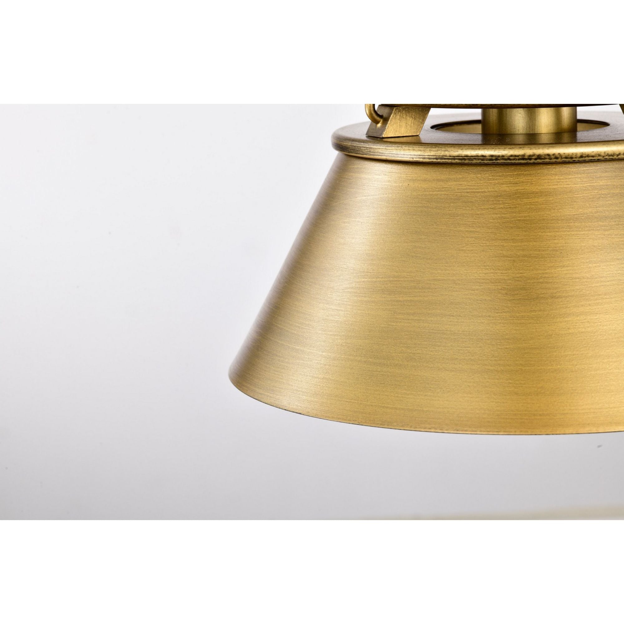 Adina 10" Pendant, Natural Brass Finish - Bees Lighting
