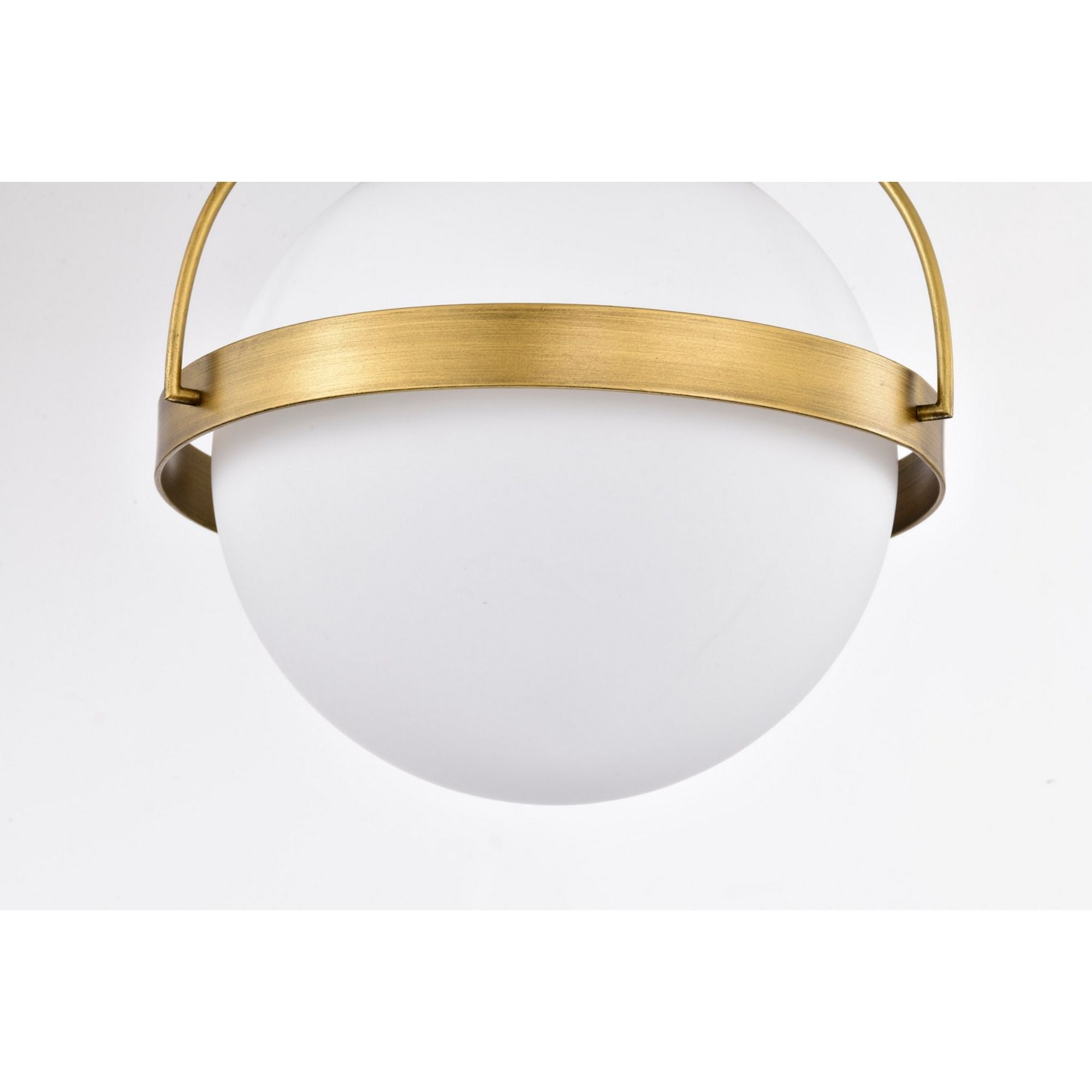 Lakeshore 10" Flush Mount, Natural Brass Finish - Bees Lighting