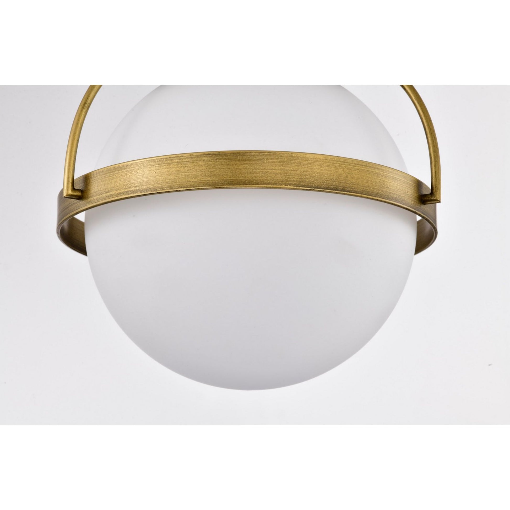 Lakeshore 13 in. Flush Mount Light Natural Brass Finish - Bees Lighting