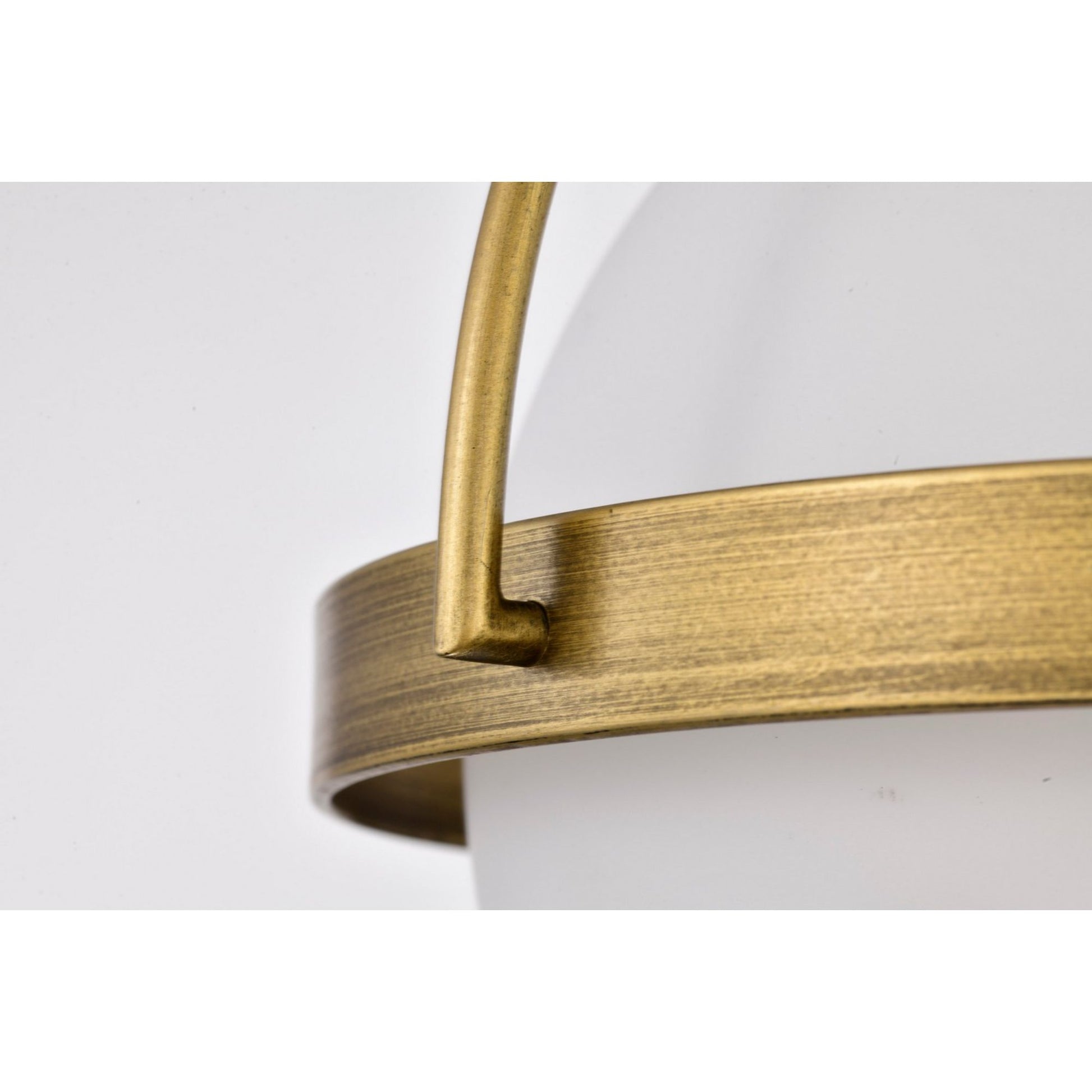 Lakeshore 13 in. Flush Mount Light Natural Brass Finish - Bees Lighting