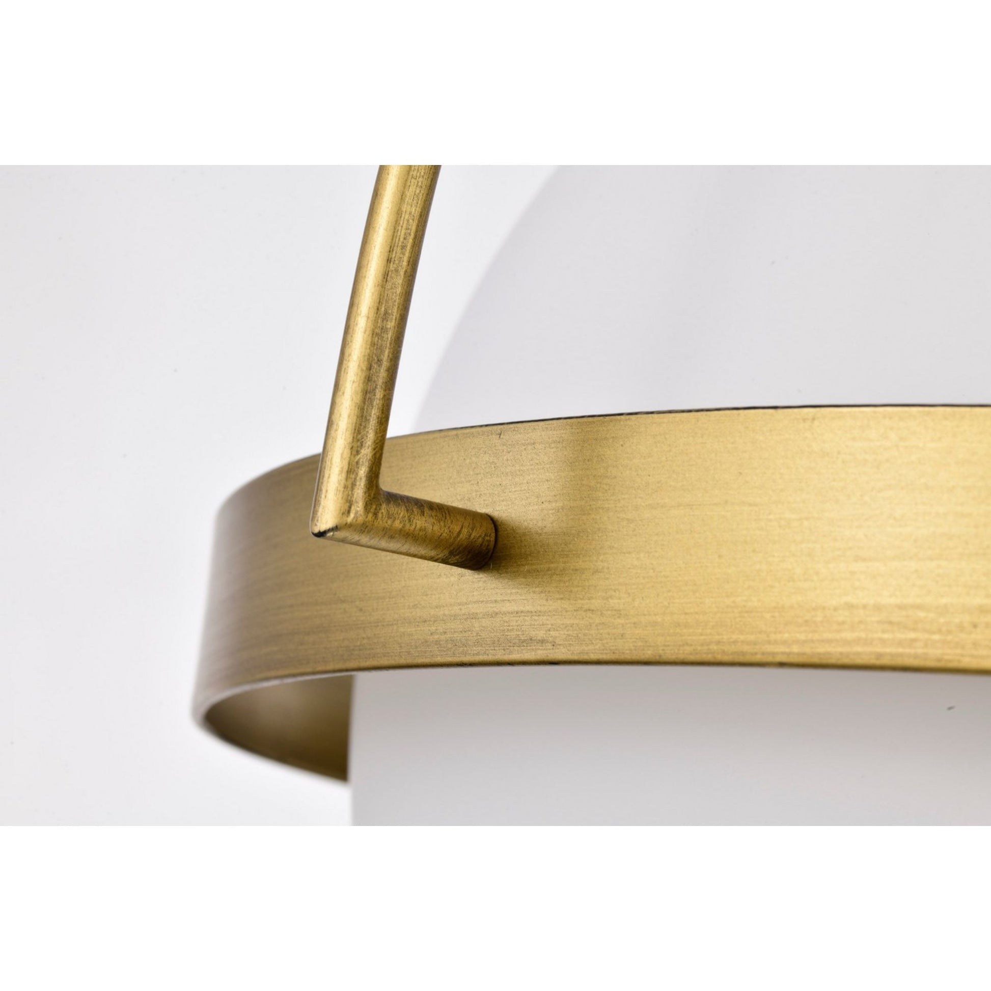 Lakeshore 18 in. Flush Mount Light Natural Brass Finish - Bees Lighting