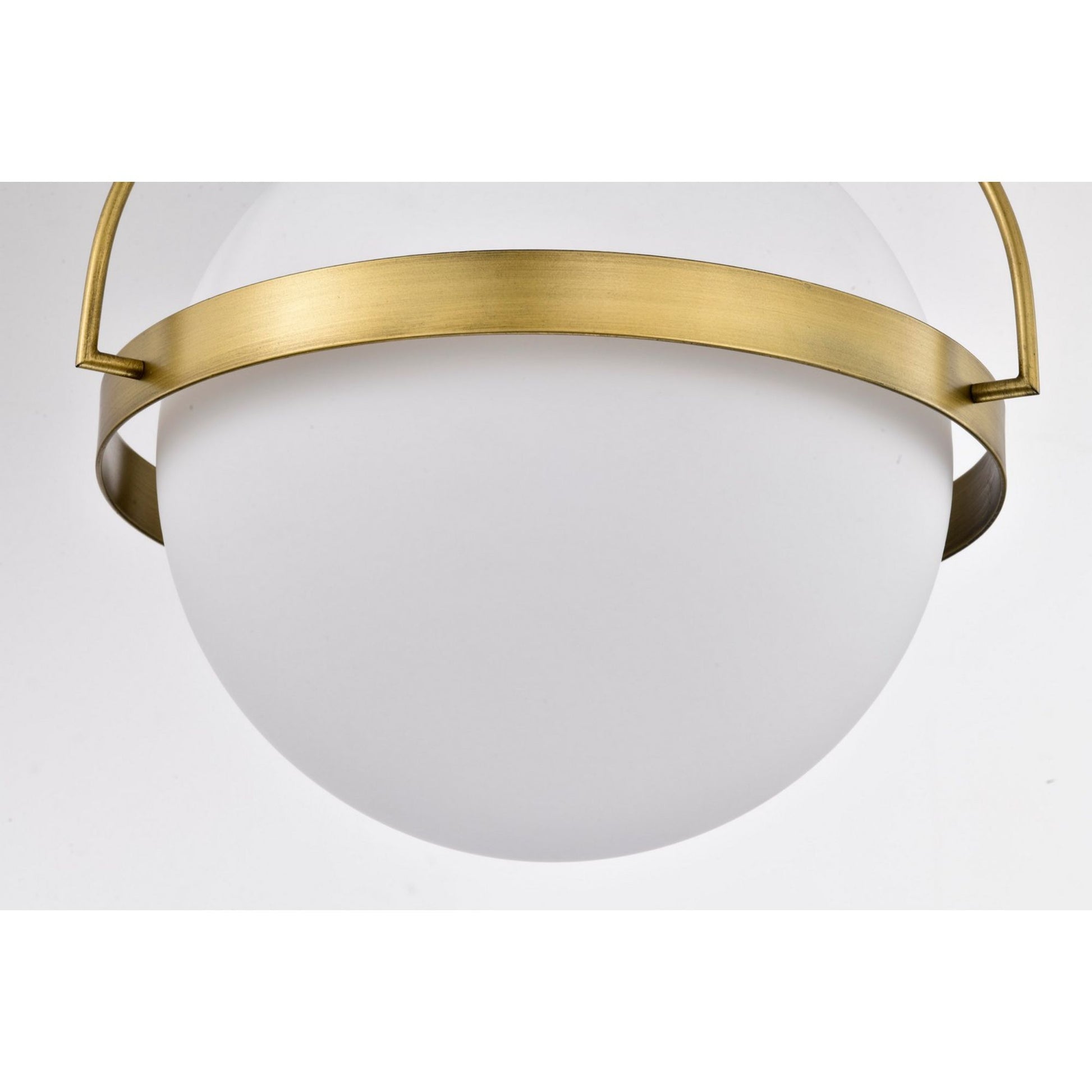 Lakeshore 18 in. Flush Mount Light Natural Brass Finish - Bees Lighting