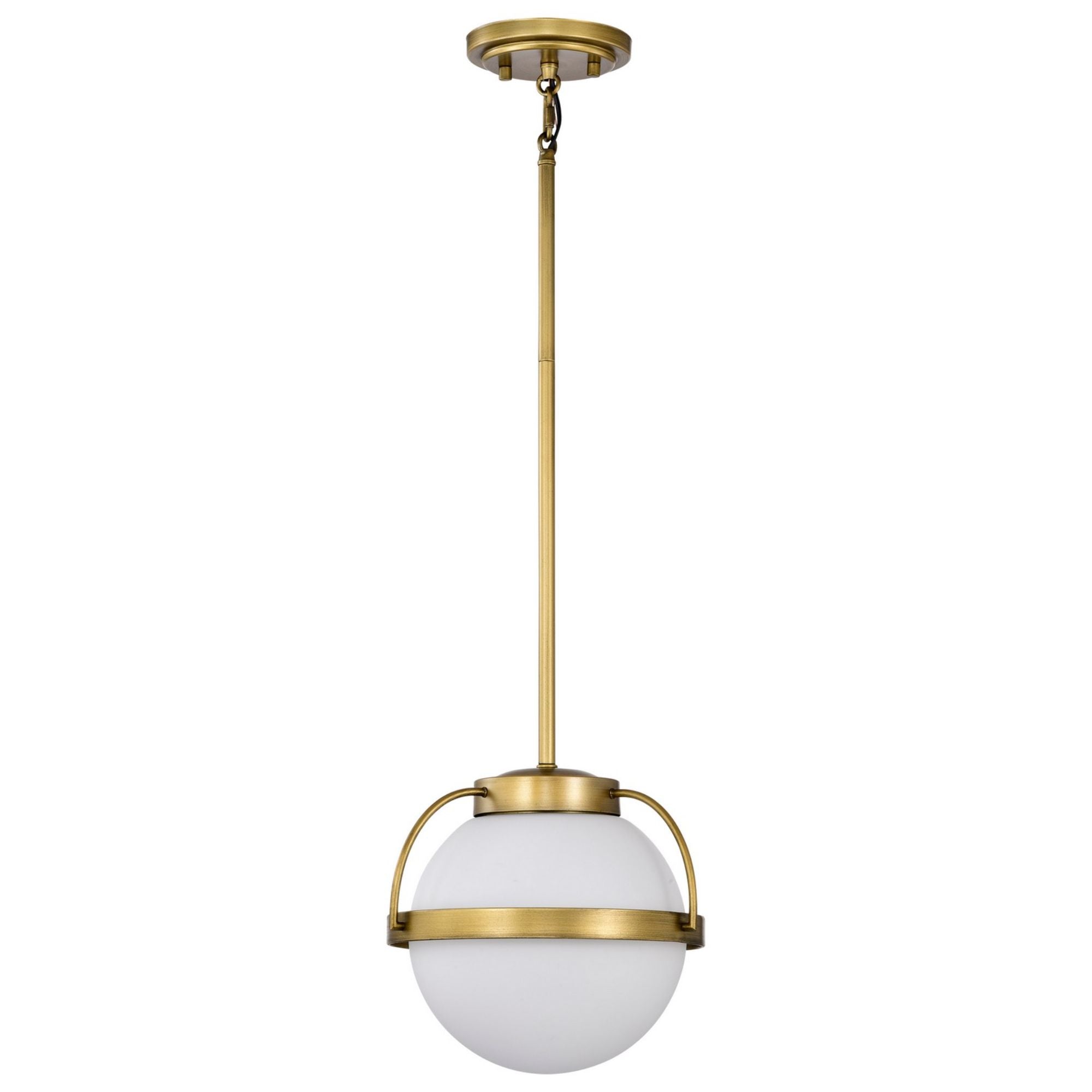 Lakeshore 10" Pendant, Natural Brass Finish - Bees Lighting