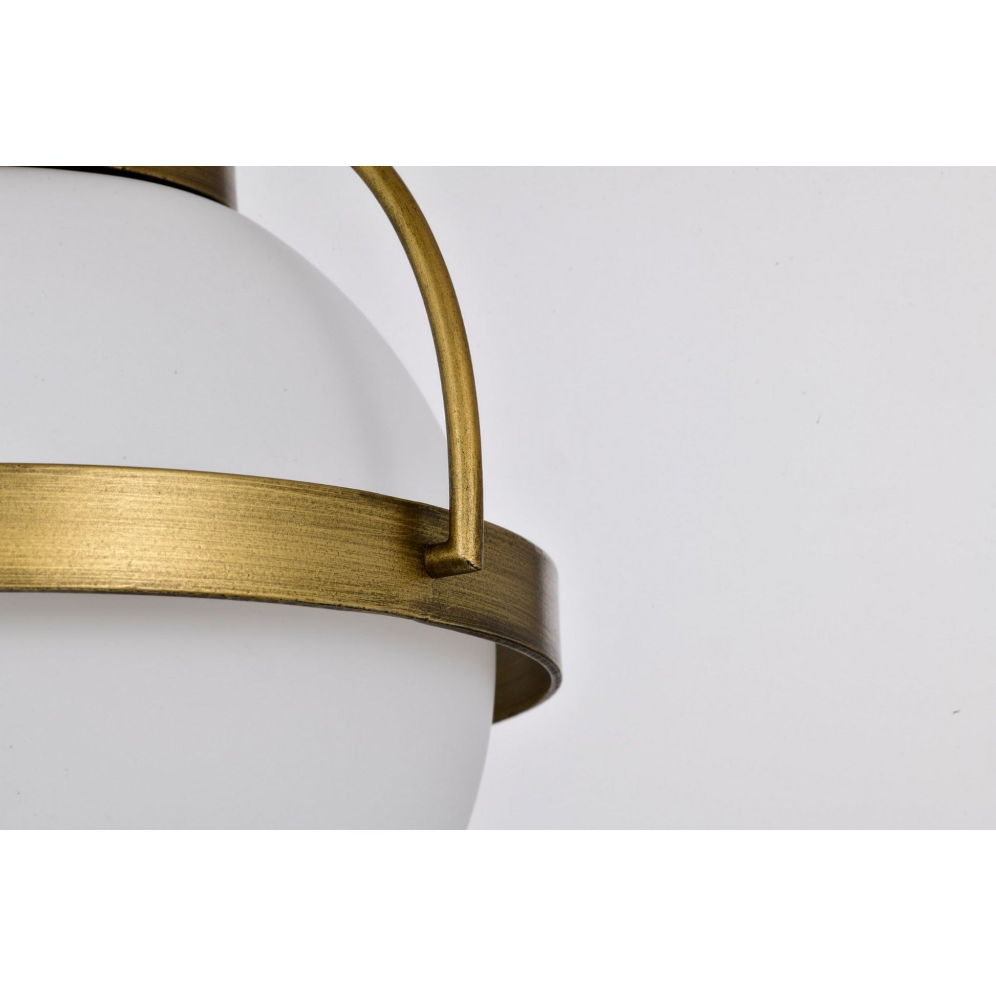 Lakeshore 10" Pendant, Natural Brass Finish - Bees Lighting
