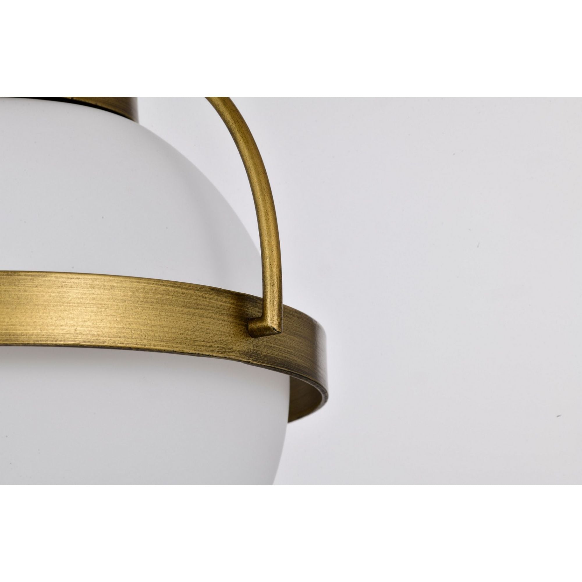 Lakeshore 10" Pendant, Natural Brass Finish - Bees Lighting