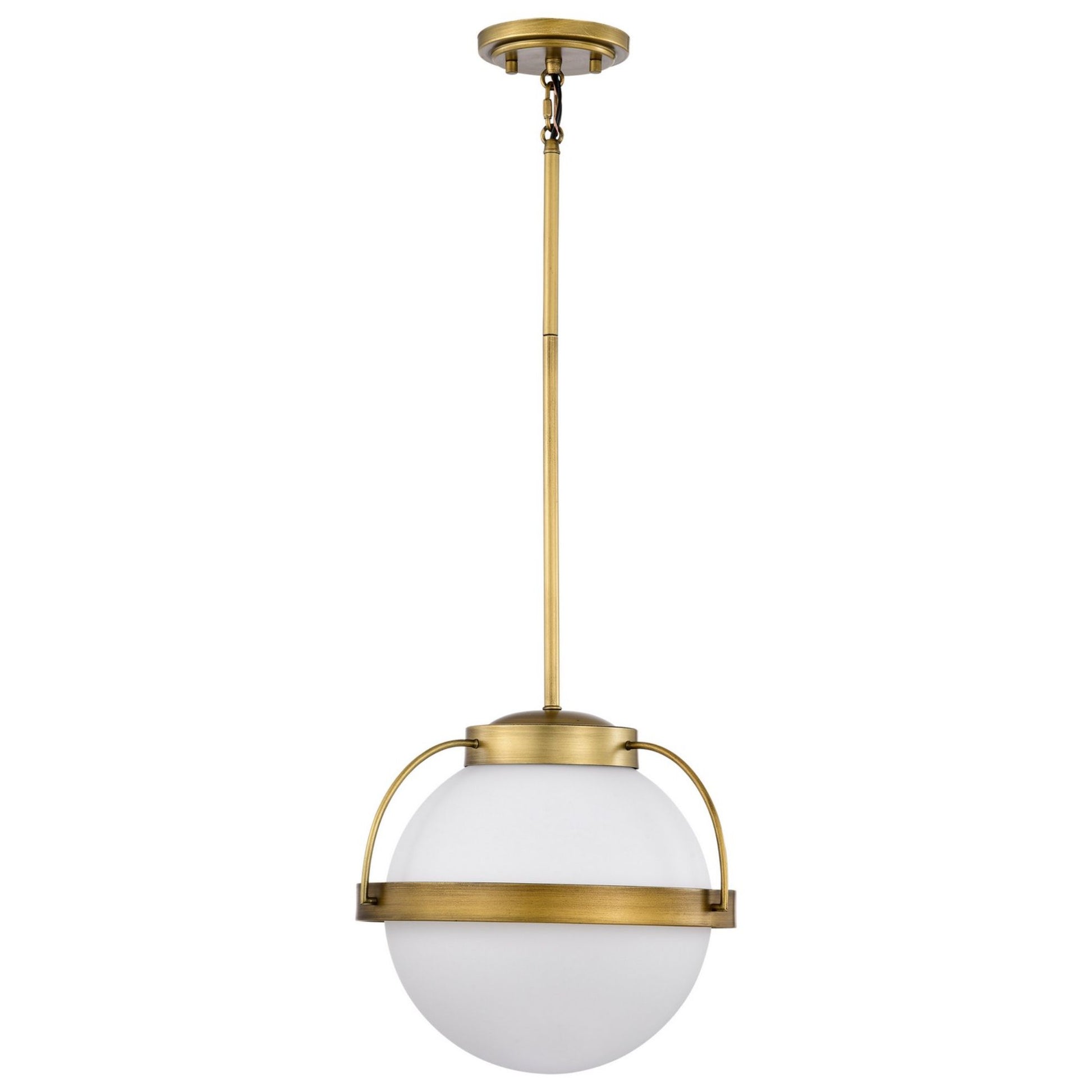 Lakeshore 13" Pendant, Natural Brass Finish - Bees Lighting