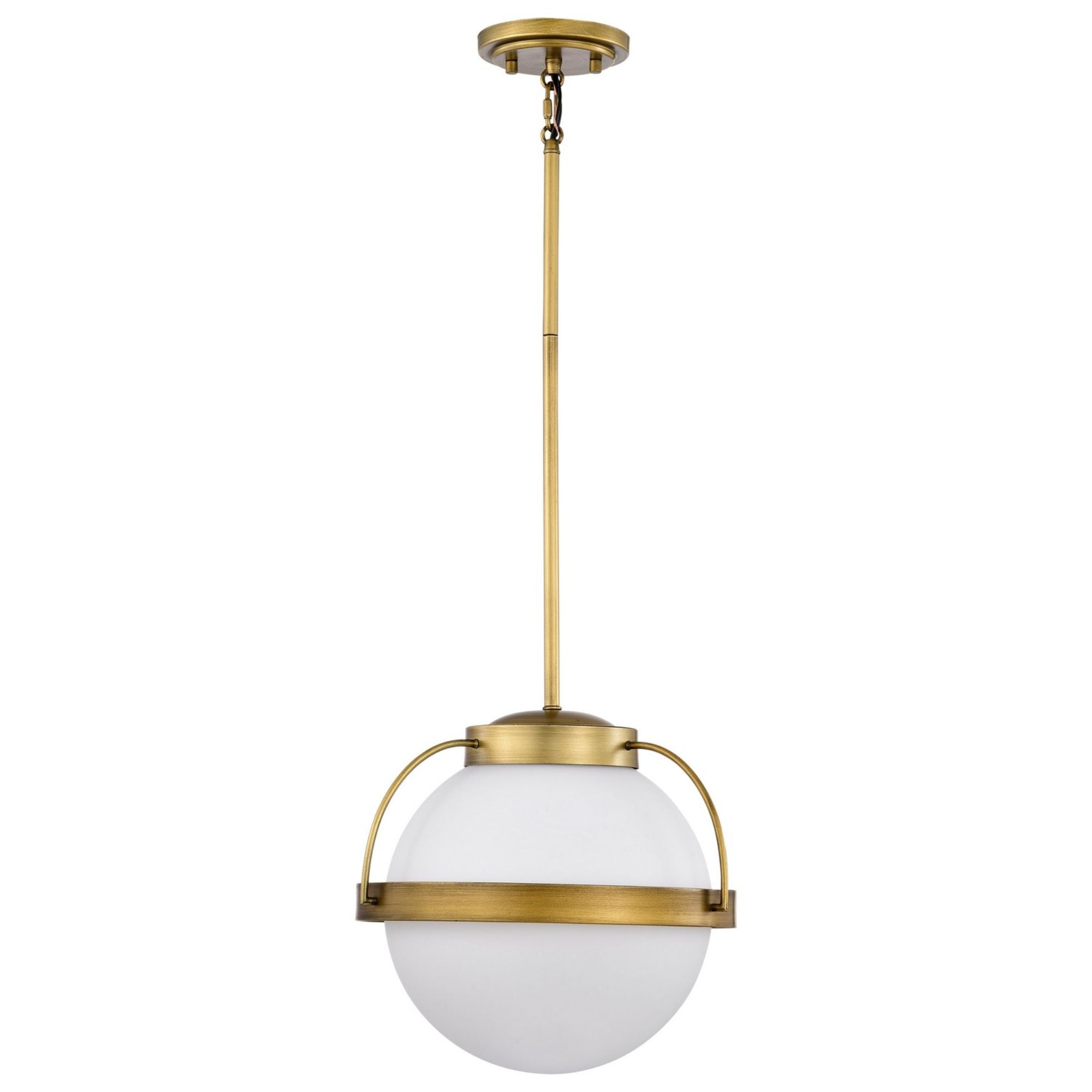 Lakeshore 13" Pendant, Natural Brass Finish - Bees Lighting