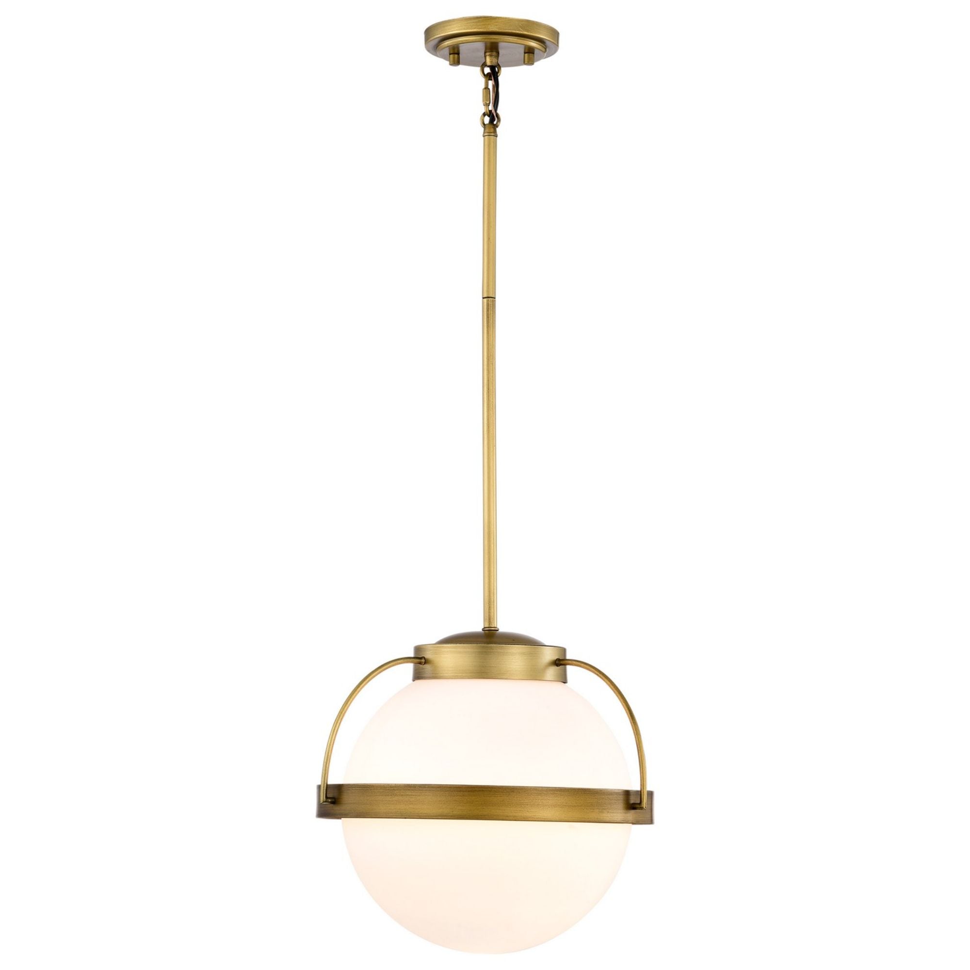 Lakeshore 13" Pendant, Natural Brass Finish - Bees Lighting