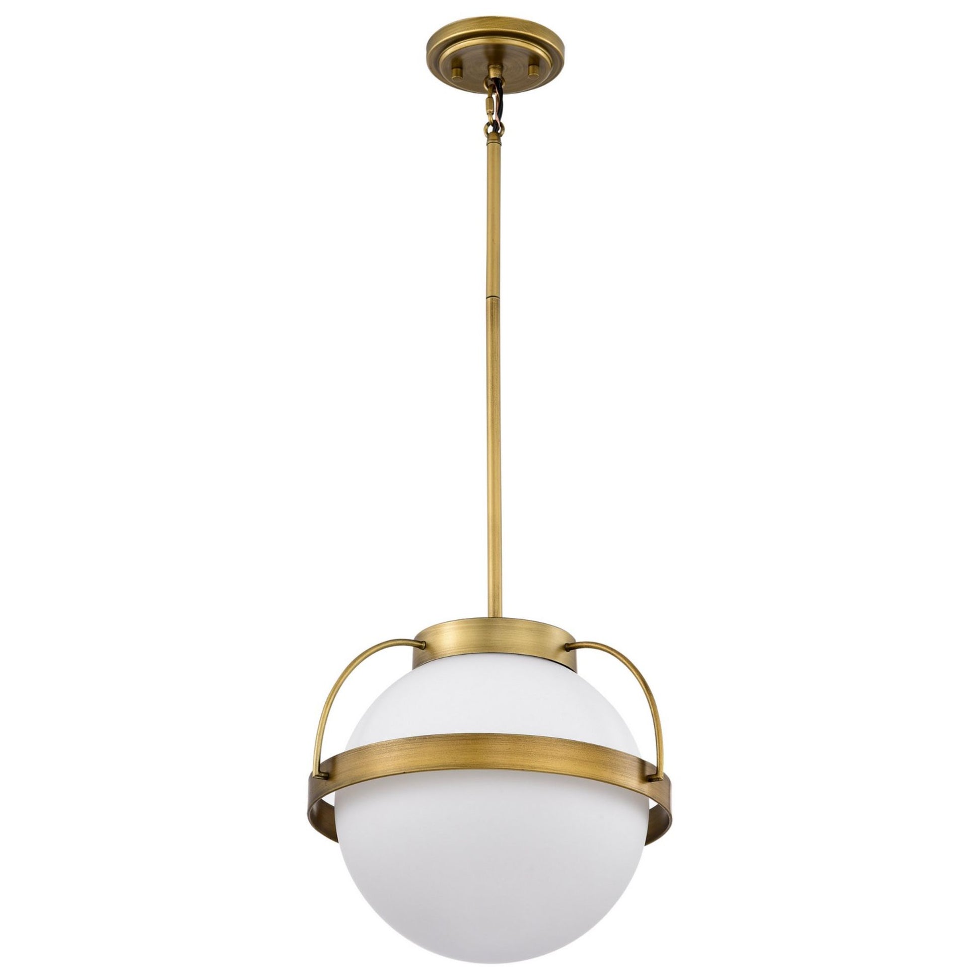 Lakeshore 13" Pendant, Natural Brass Finish - Bees Lighting