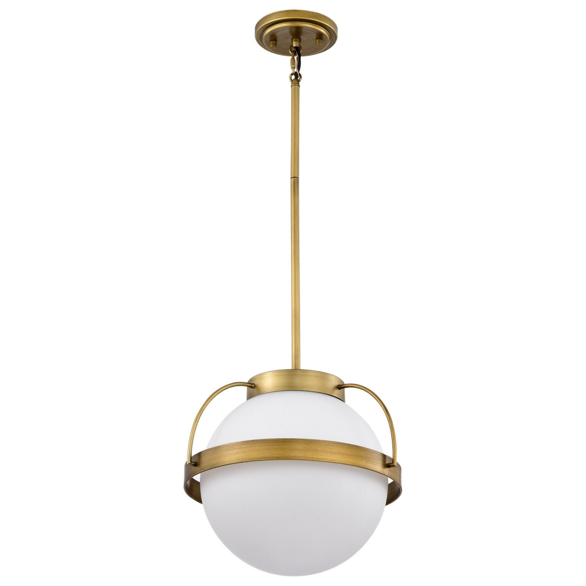 Lakeshore 13" Pendant, Natural Brass Finish - Bees Lighting