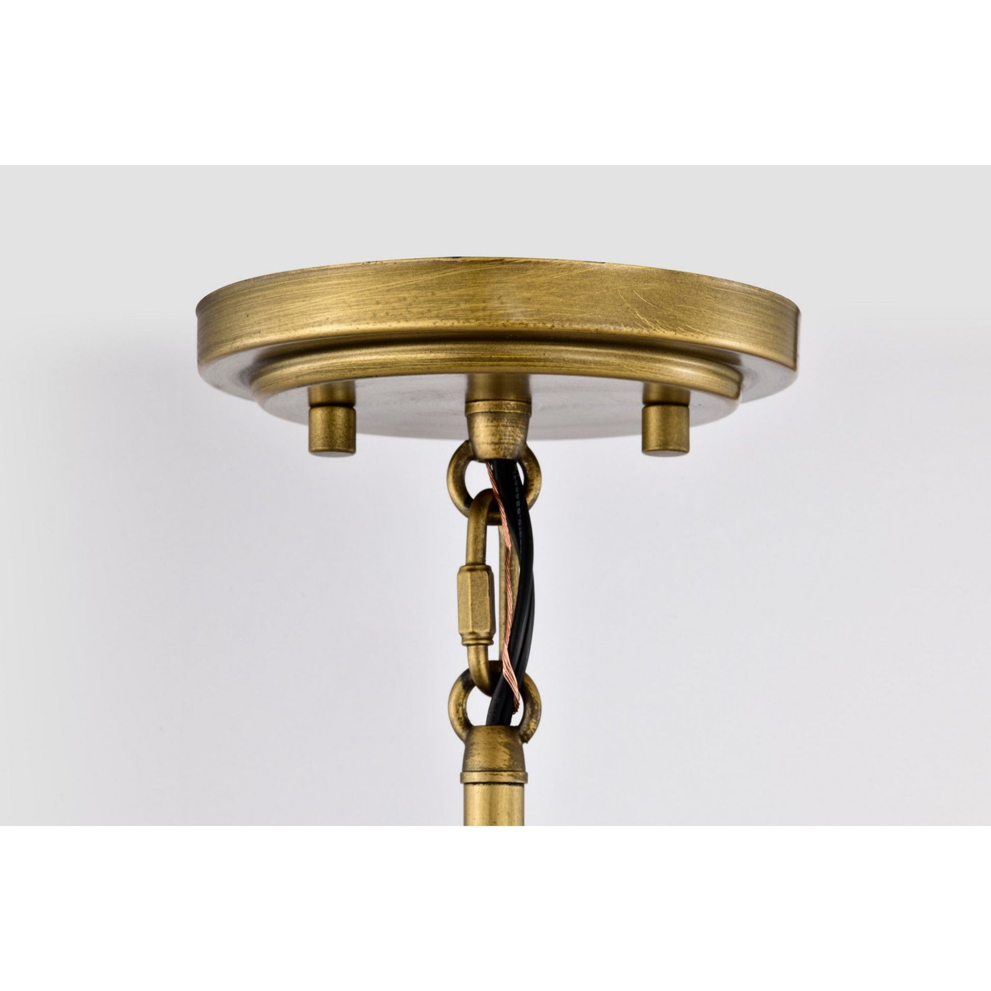Lakeshore 13" Pendant, Natural Brass Finish - Bees Lighting