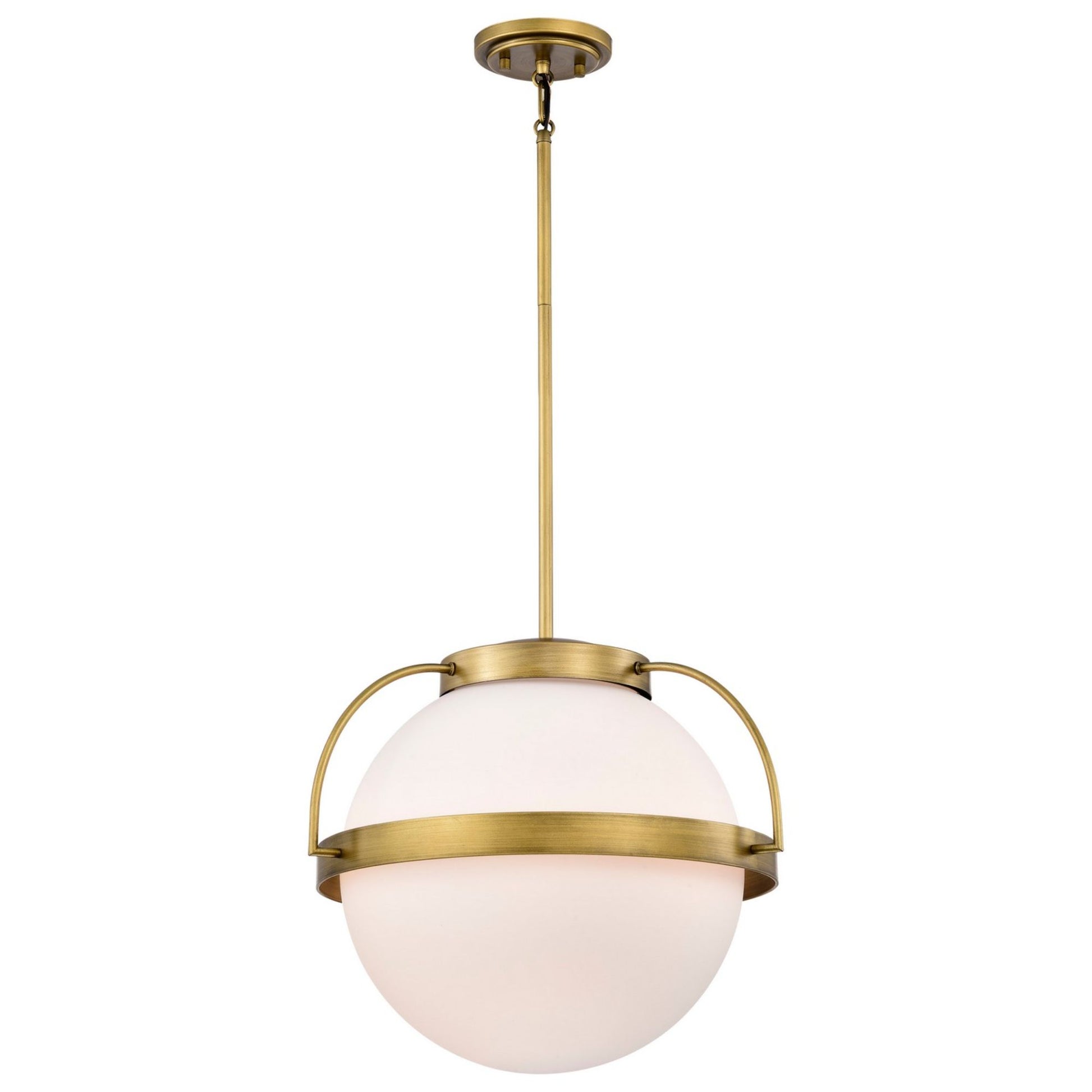 Lakeshore 18" Pendant, Natural Brass Finish - Bees Lighting