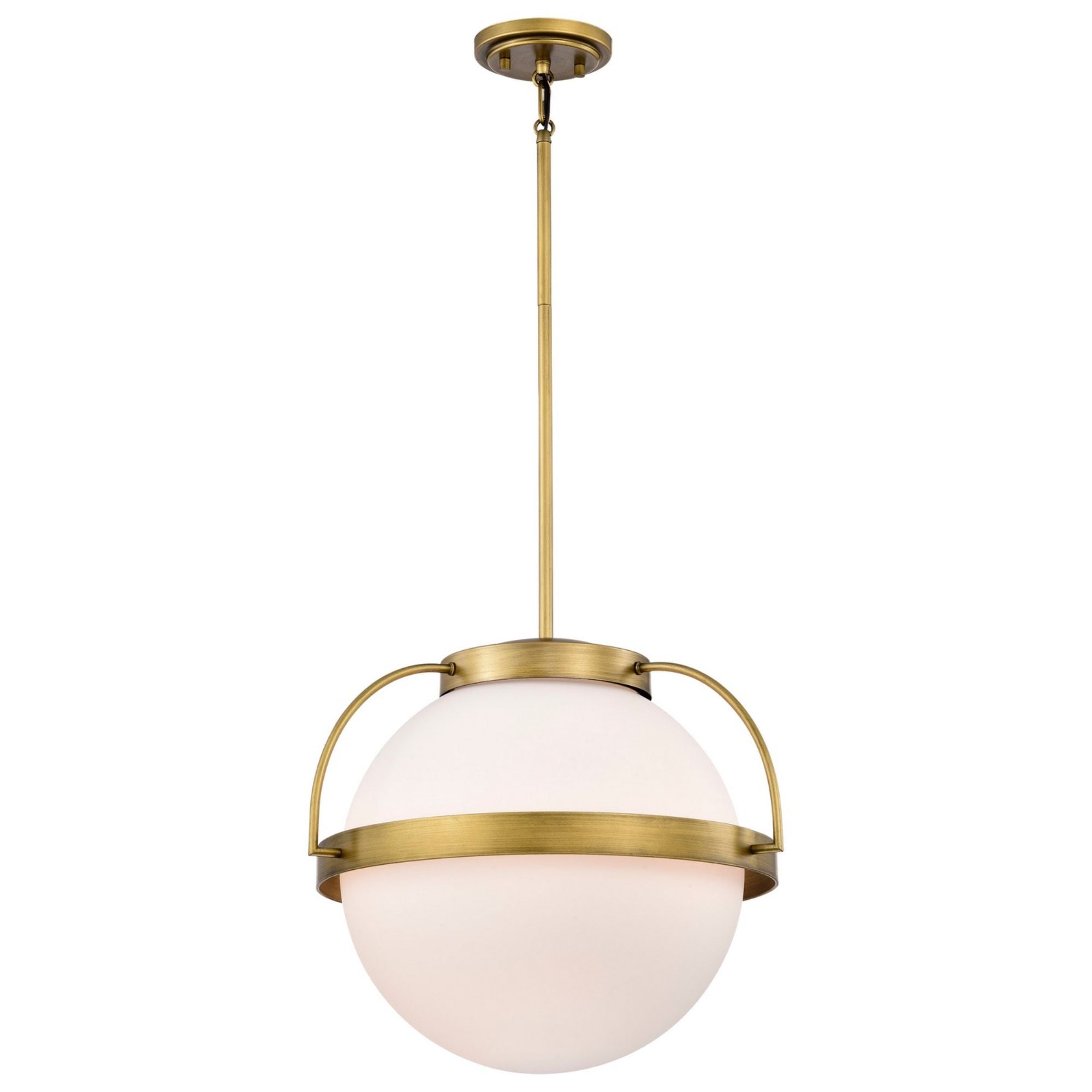 Lakeshore 18" Pendant, Natural Brass Finish - Bees Lighting