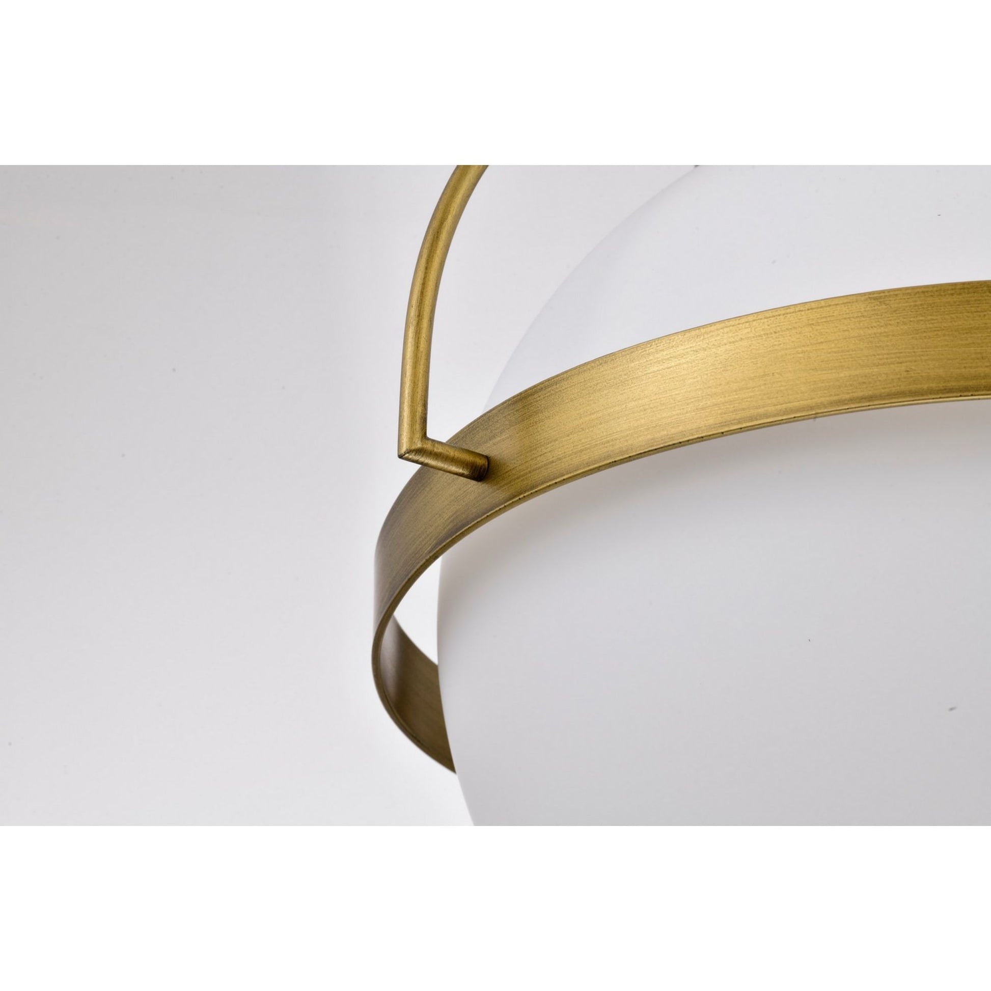 Lakeshore 18" Pendant, Natural Brass Finish - Bees Lighting