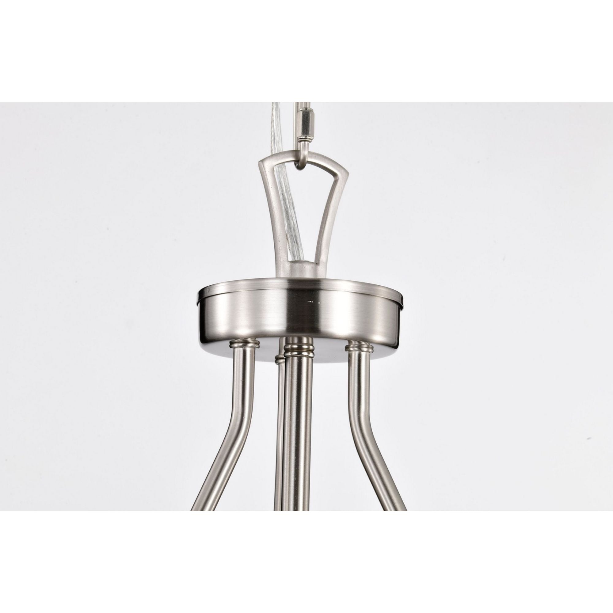 Boliver 12" 3 lights Pendant, Brushed Nickel Finish - Bees Lighting