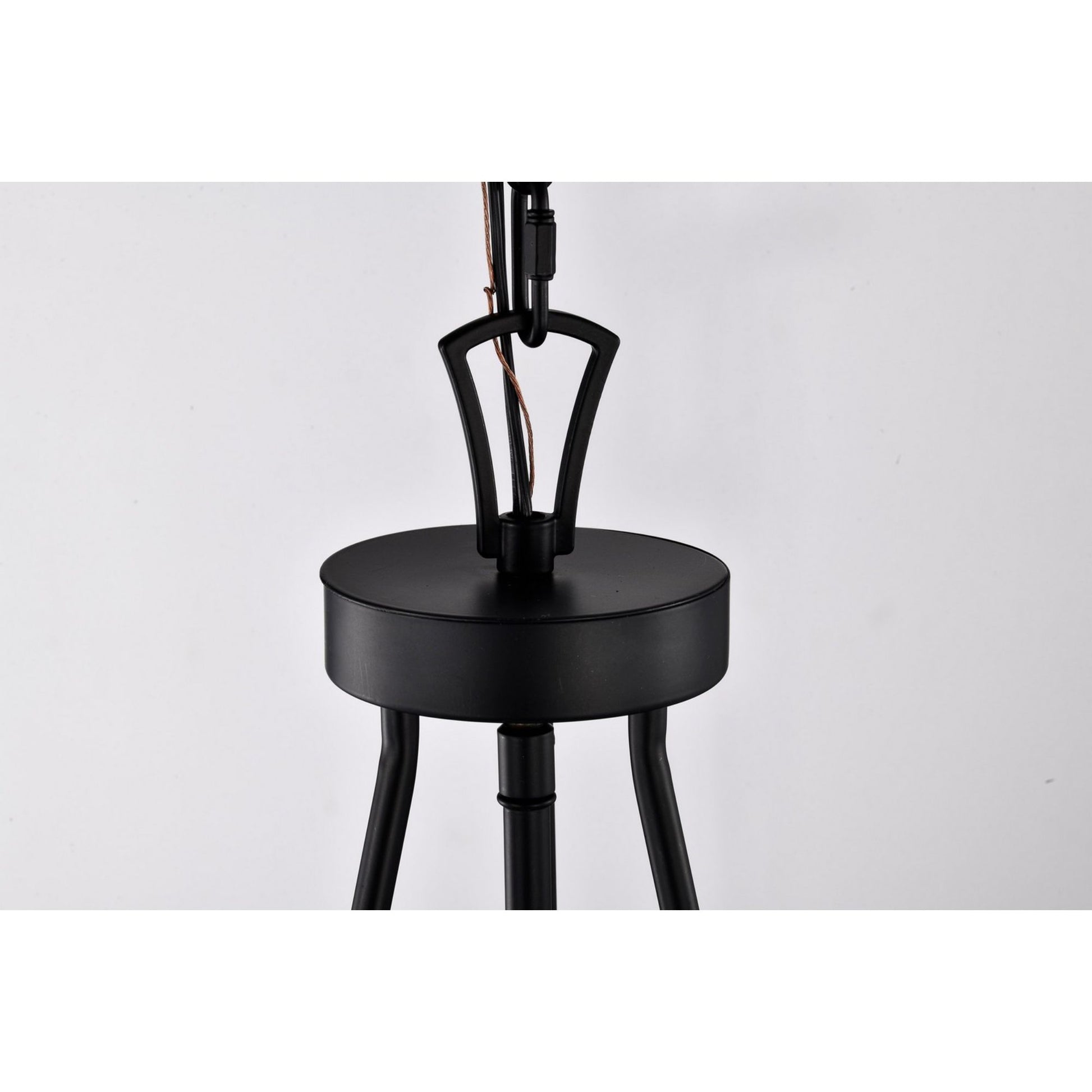 Boliver 14" 3 lights Pendant, Matte Black Finish - Bees Lighting