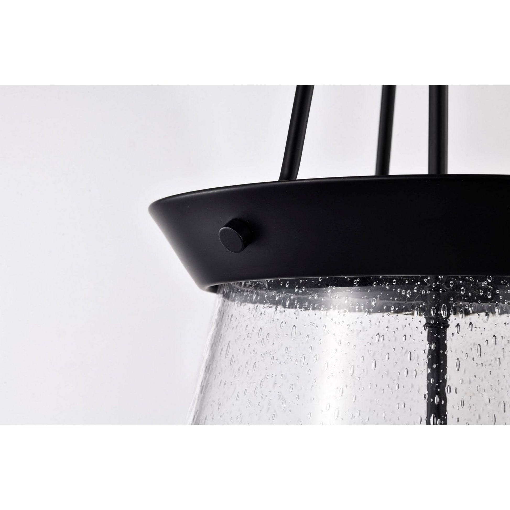 Boliver 14" 3 lights Pendant, Matte Black Finish - Bees Lighting