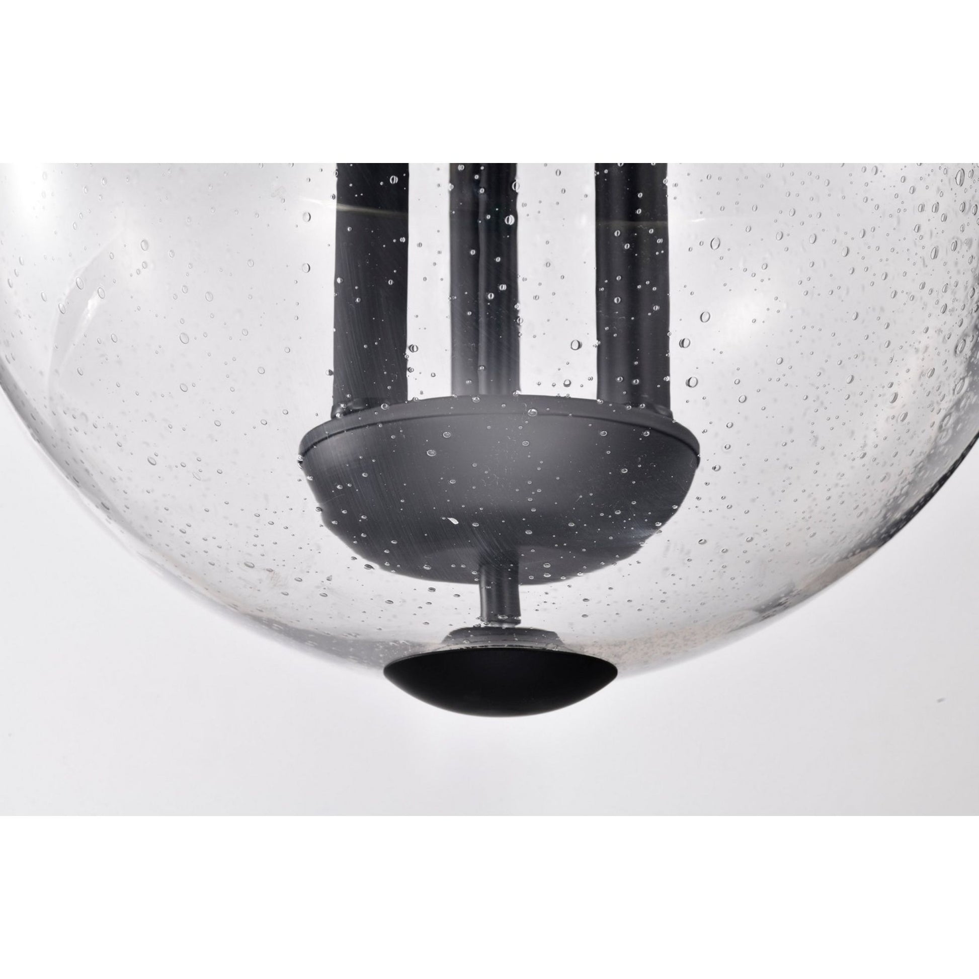 Boliver 14" 3 lights Pendant, Matte Black Finish - Bees Lighting