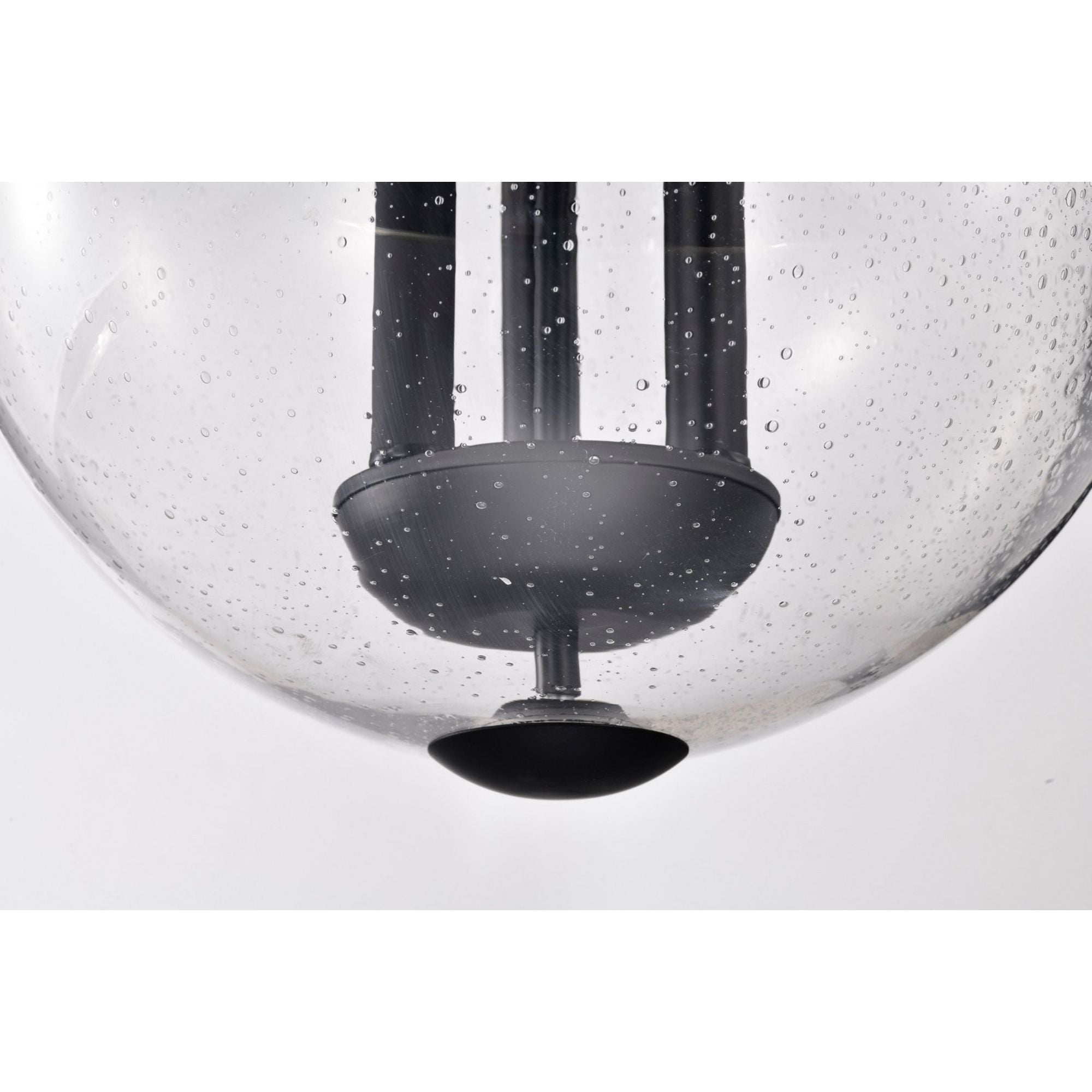 Boliver 14" 3 lights Pendant, Matte Black Finish - Bees Lighting