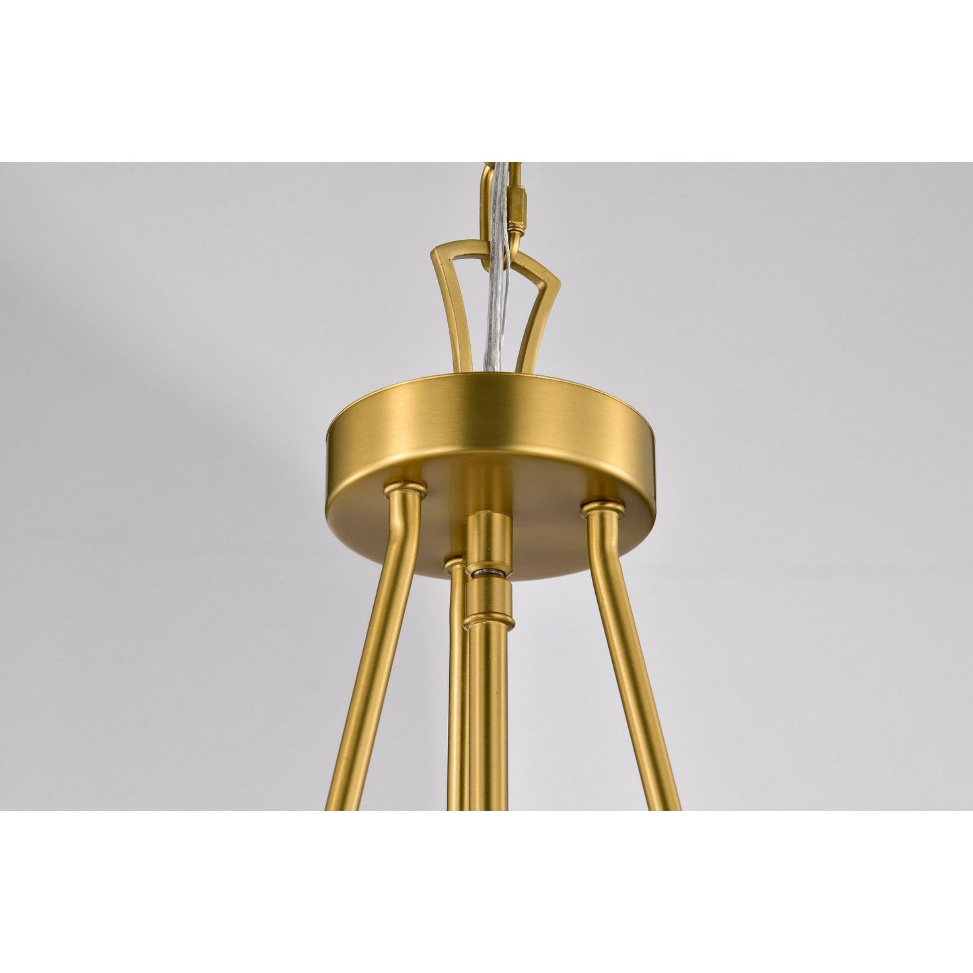 Boliver 14" 3 lights Pendant, Vintage Brass Finish - Bees Lighting