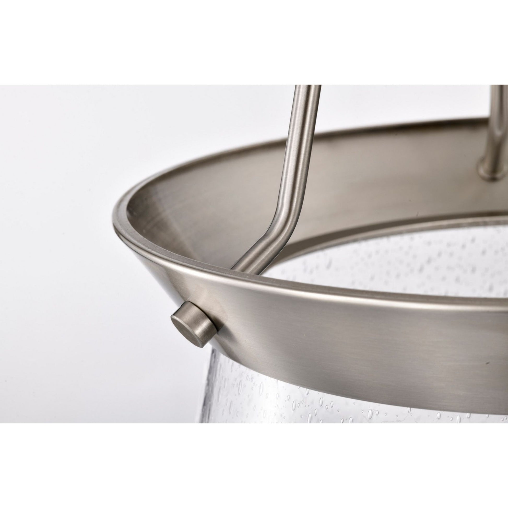 Boliver 14" 3 lights Pendant, Brushed Nickel Finish - Bees Lighting