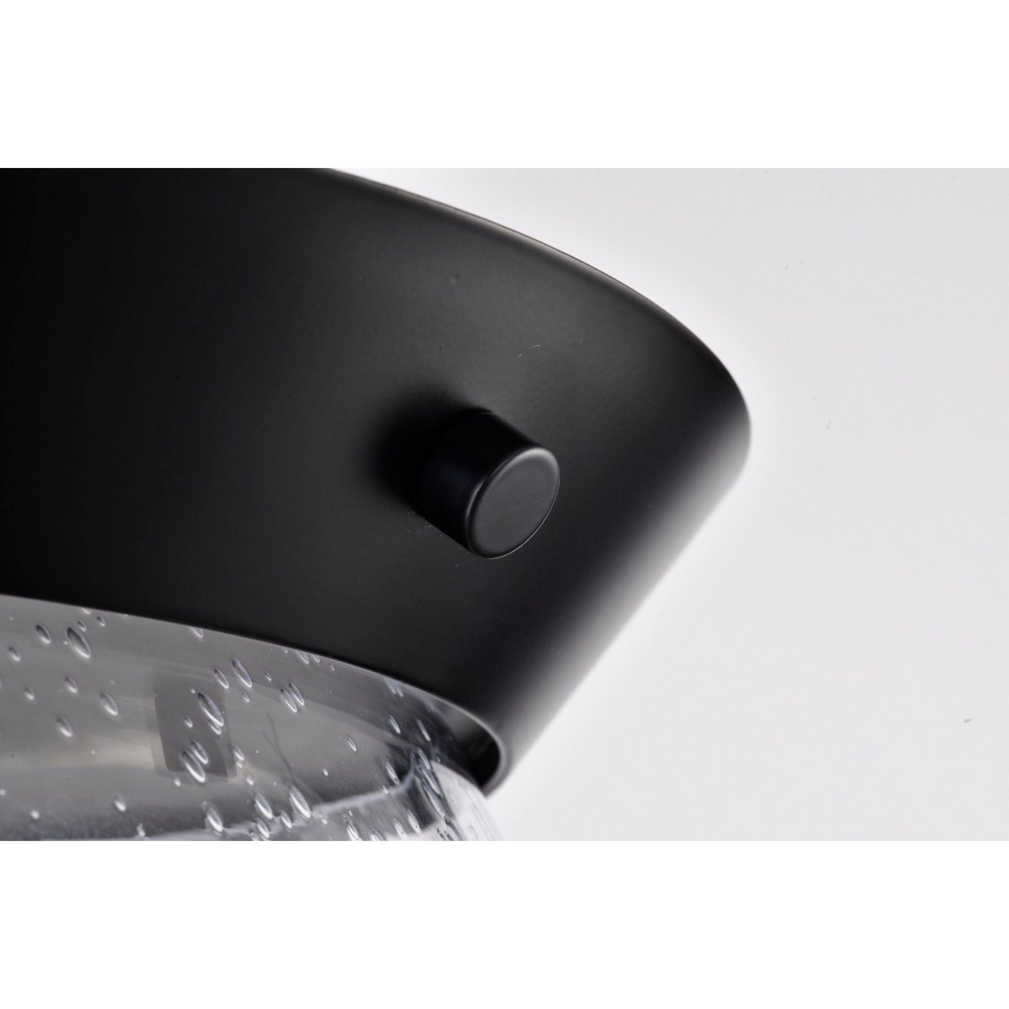 Boliver 14" 3 lights Flush Mount, Matte Black Finish - Bees Lighting